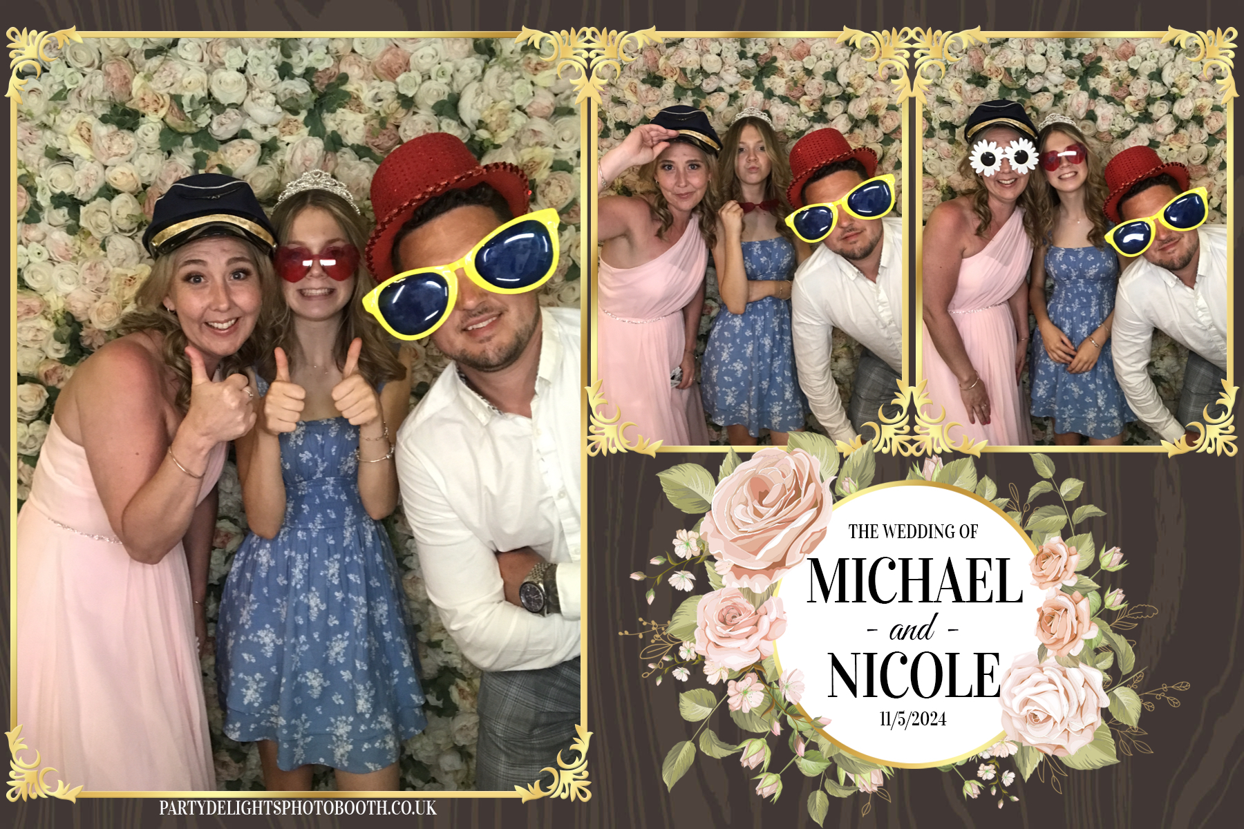 Michael & Nicole’s wedding | View more photos from the event at gallery.partydelightsphotobooth.co.uk/u/PartyDelightsPhotoBooth/Michael-Nicole’s-wedding