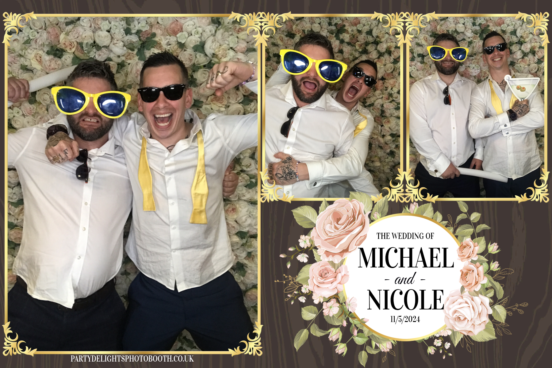 Michael & Nicole’s wedding | View more photos from the event at gallery.partydelightsphotobooth.co.uk/u/PartyDelightsPhotoBooth/Michael-Nicole’s-wedding