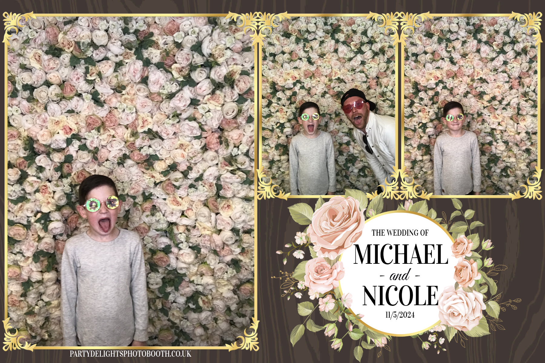 Michael & Nicole’s wedding | View more photos from the event at gallery.partydelightsphotobooth.co.uk/u/PartyDelightsPhotoBooth/Michael-Nicole’s-wedding