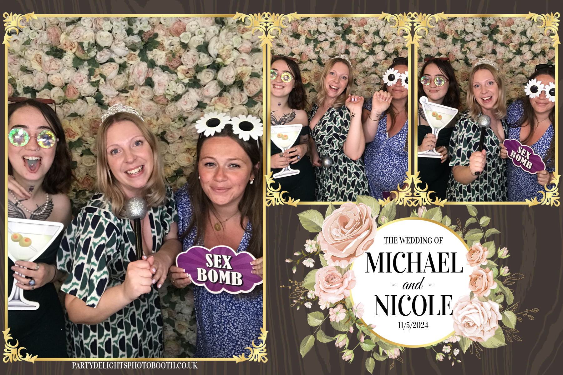 Michael & Nicole’s wedding | View more photos from the event at gallery.partydelightsphotobooth.co.uk/u/PartyDelightsPhotoBooth/Michael-Nicole’s-wedding