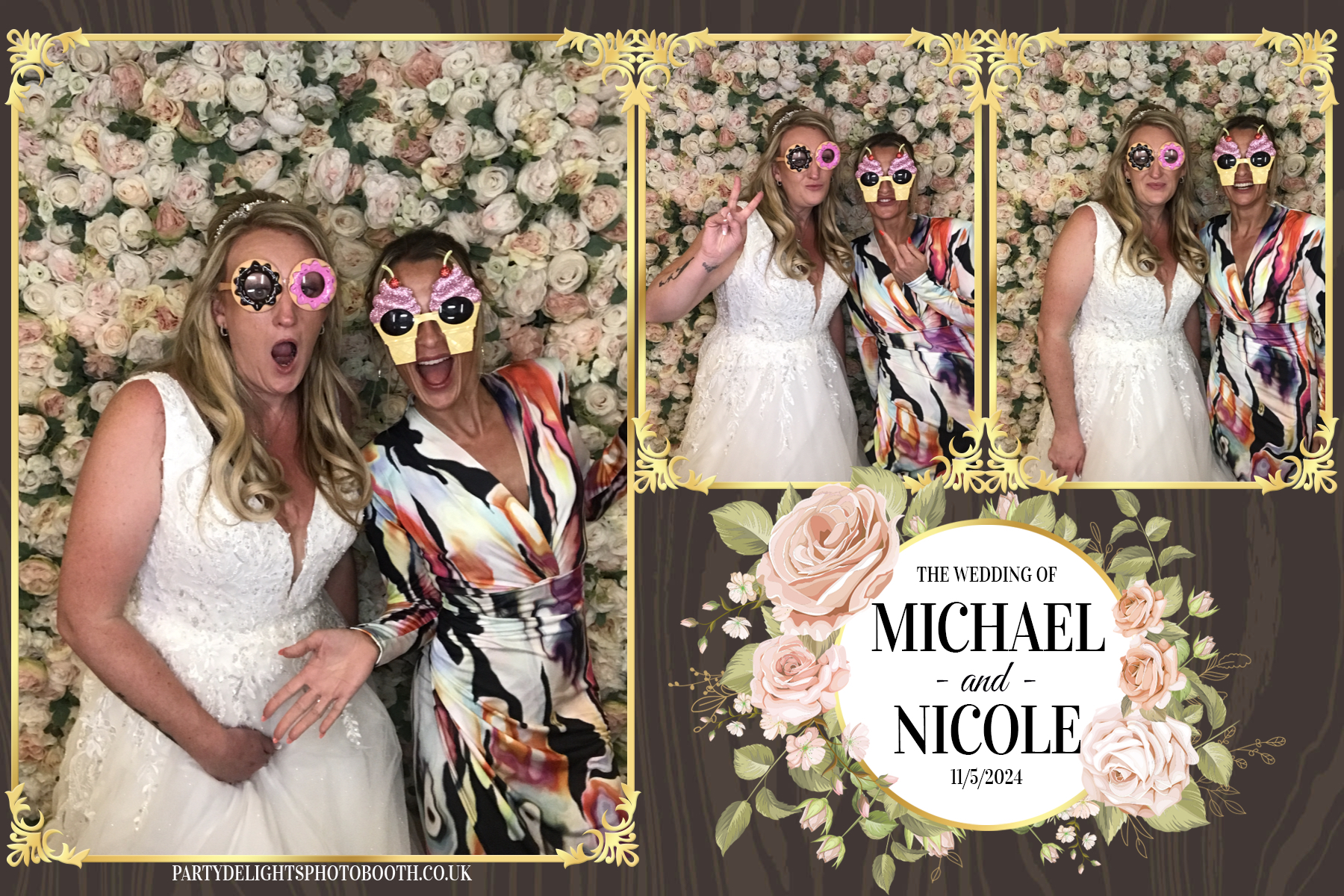 Michael & Nicole’s wedding | View more photos from the event at gallery.partydelightsphotobooth.co.uk/u/PartyDelightsPhotoBooth/Michael-Nicole’s-wedding