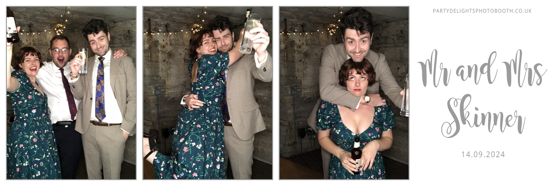 Mr & Mrs Skinner | View more photos from the event at gallery.partydelightsphotobooth.co.uk/u/PartyDelightsPhotoBooth/Mr-Mrs-Skinner
