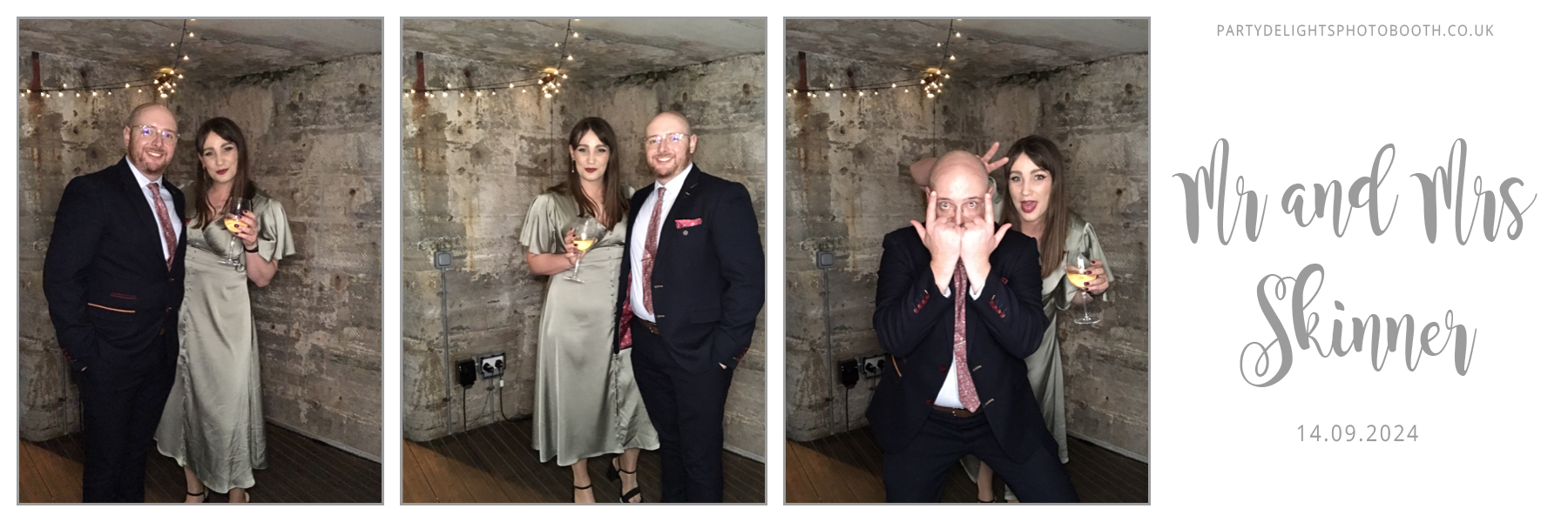 Mr & Mrs Skinner | View more photos from the event at gallery.partydelightsphotobooth.co.uk/u/PartyDelightsPhotoBooth/Mr-Mrs-Skinner