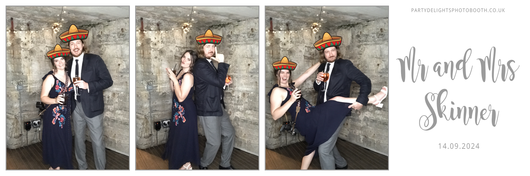 Mr & Mrs Skinner | View more photos from the event at gallery.partydelightsphotobooth.co.uk/u/PartyDelightsPhotoBooth/Mr-Mrs-Skinner