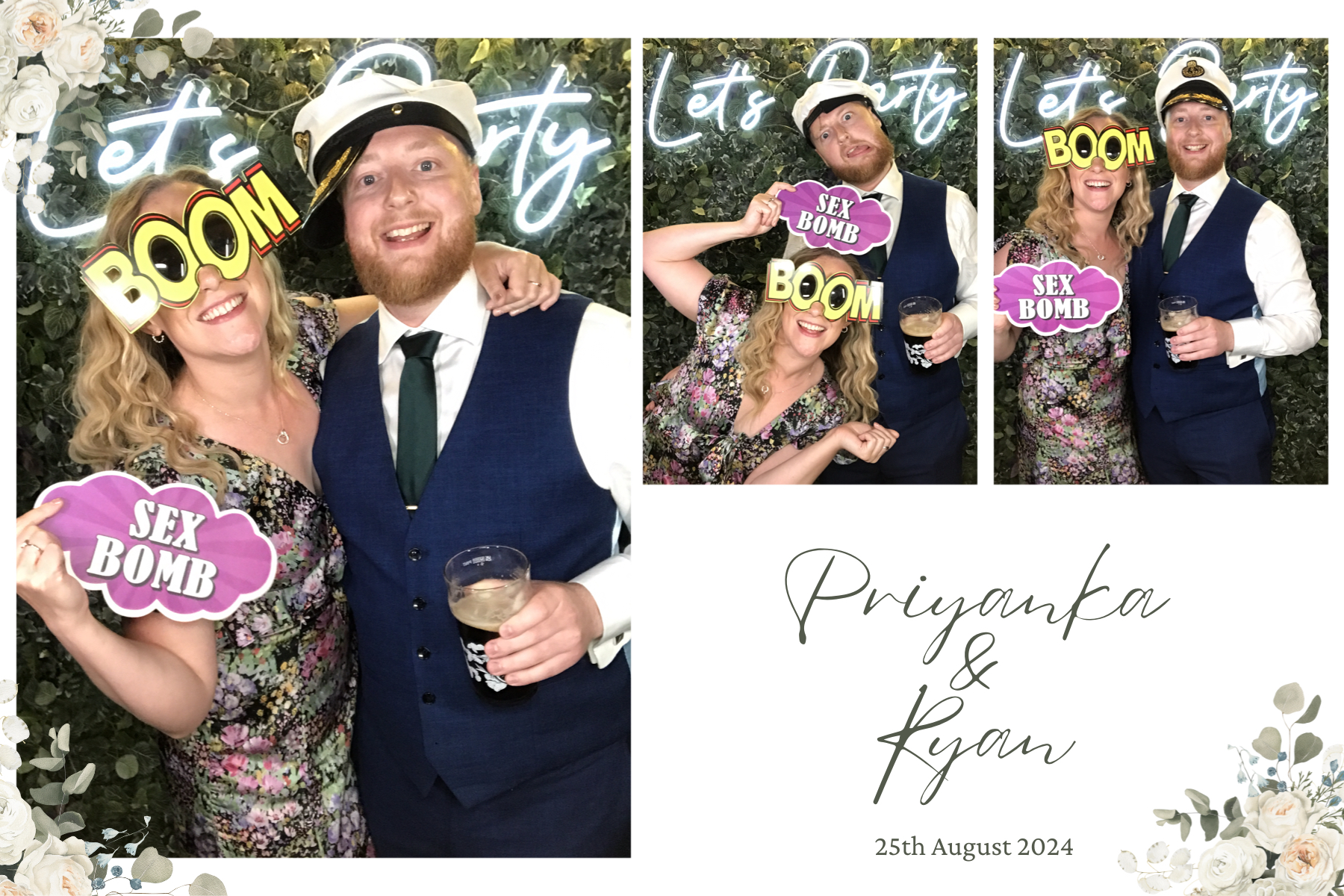Mr and Mrs Goodland | View more photos from the event at gallery.partydelightsphotobooth.co.uk/u/PartyDelightsPhotoBooth/Mr-and-Mrs-Goodland