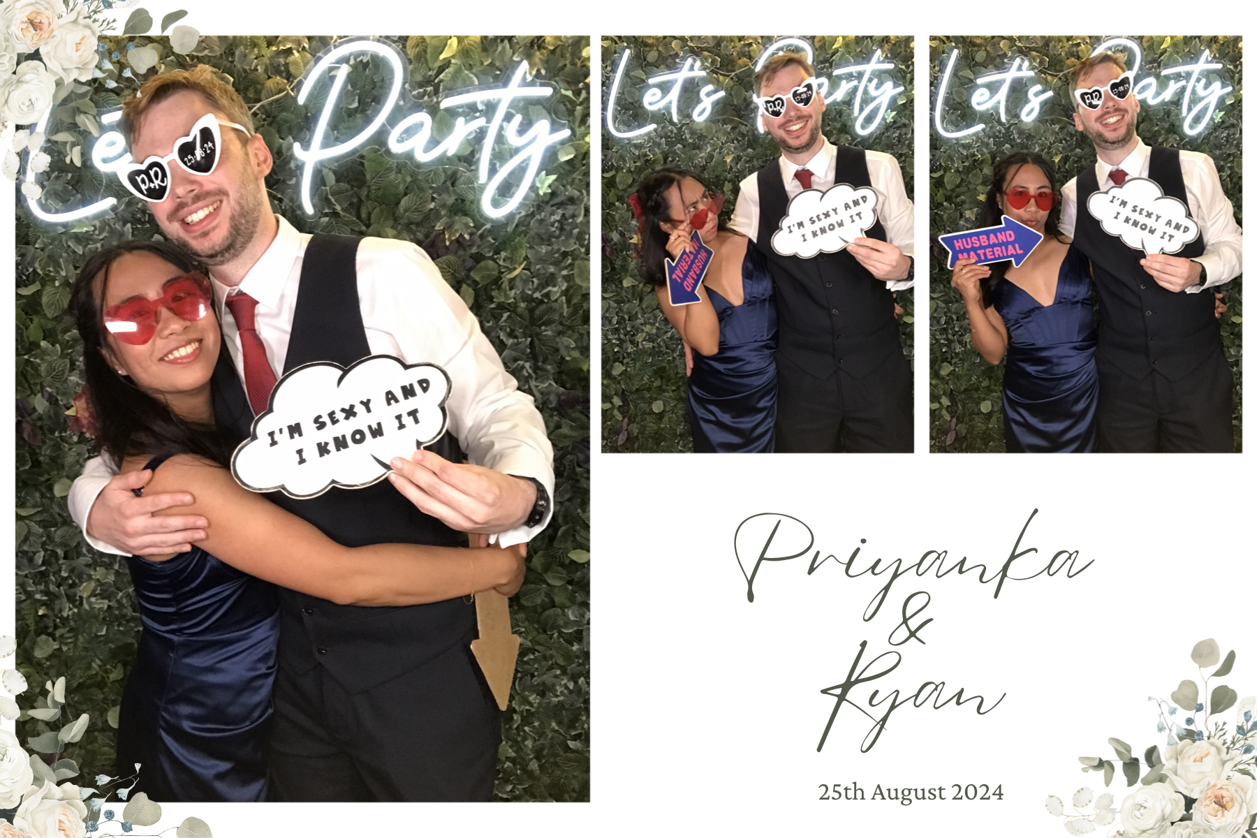 Mr and Mrs Goodland | View more photos from the event at gallery.partydelightsphotobooth.co.uk/u/PartyDelightsPhotoBooth/Mr-and-Mrs-Goodland