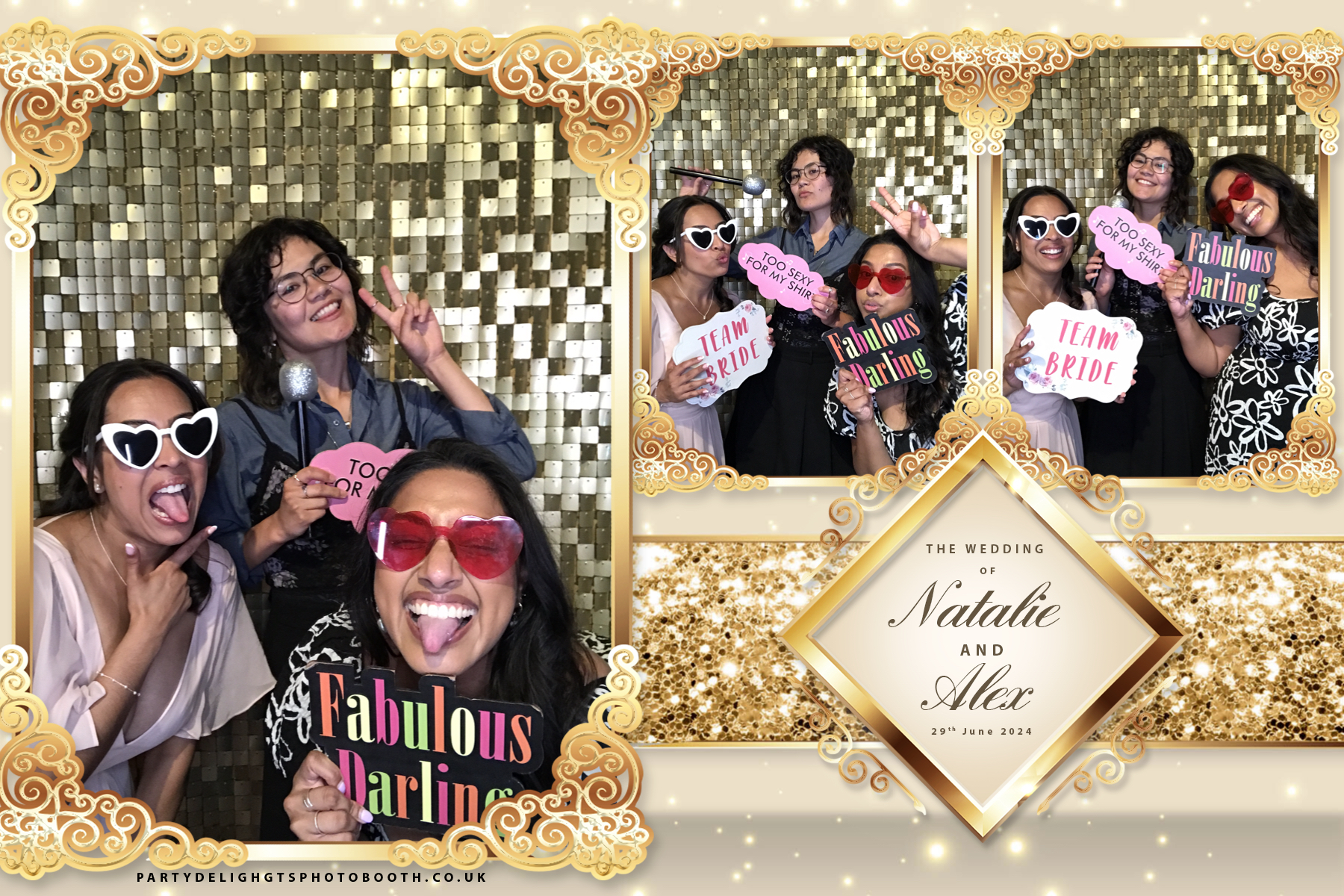 Natalie and Alex's Wedding | View more photos from the event at gallery.partydelightsphotobooth.co.uk/u/PartyDelightsPhotoBooth/Natalie-and-Alexs-Wedding