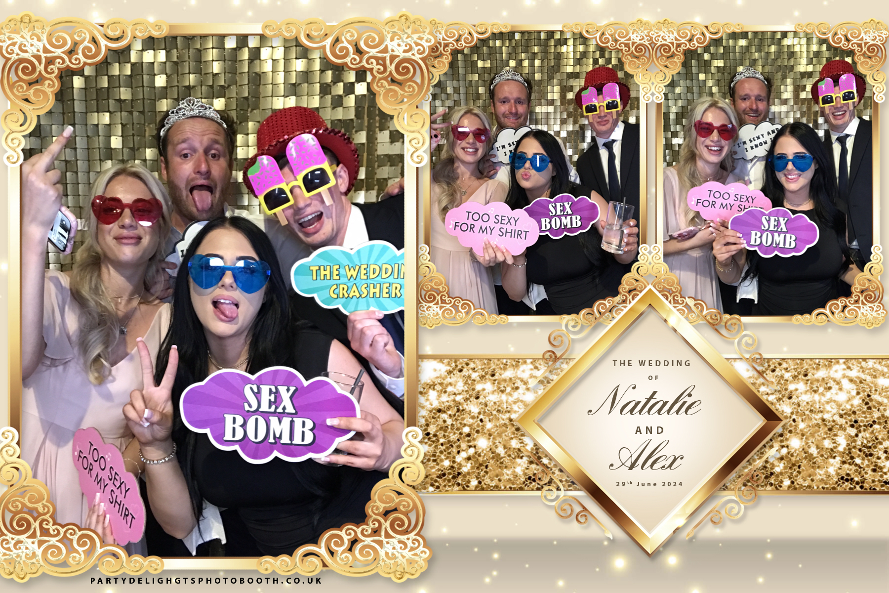 Natalie and Alex's Wedding | View more photos from the event at gallery.partydelightsphotobooth.co.uk/u/PartyDelightsPhotoBooth/Natalie-and-Alexs-Wedding
