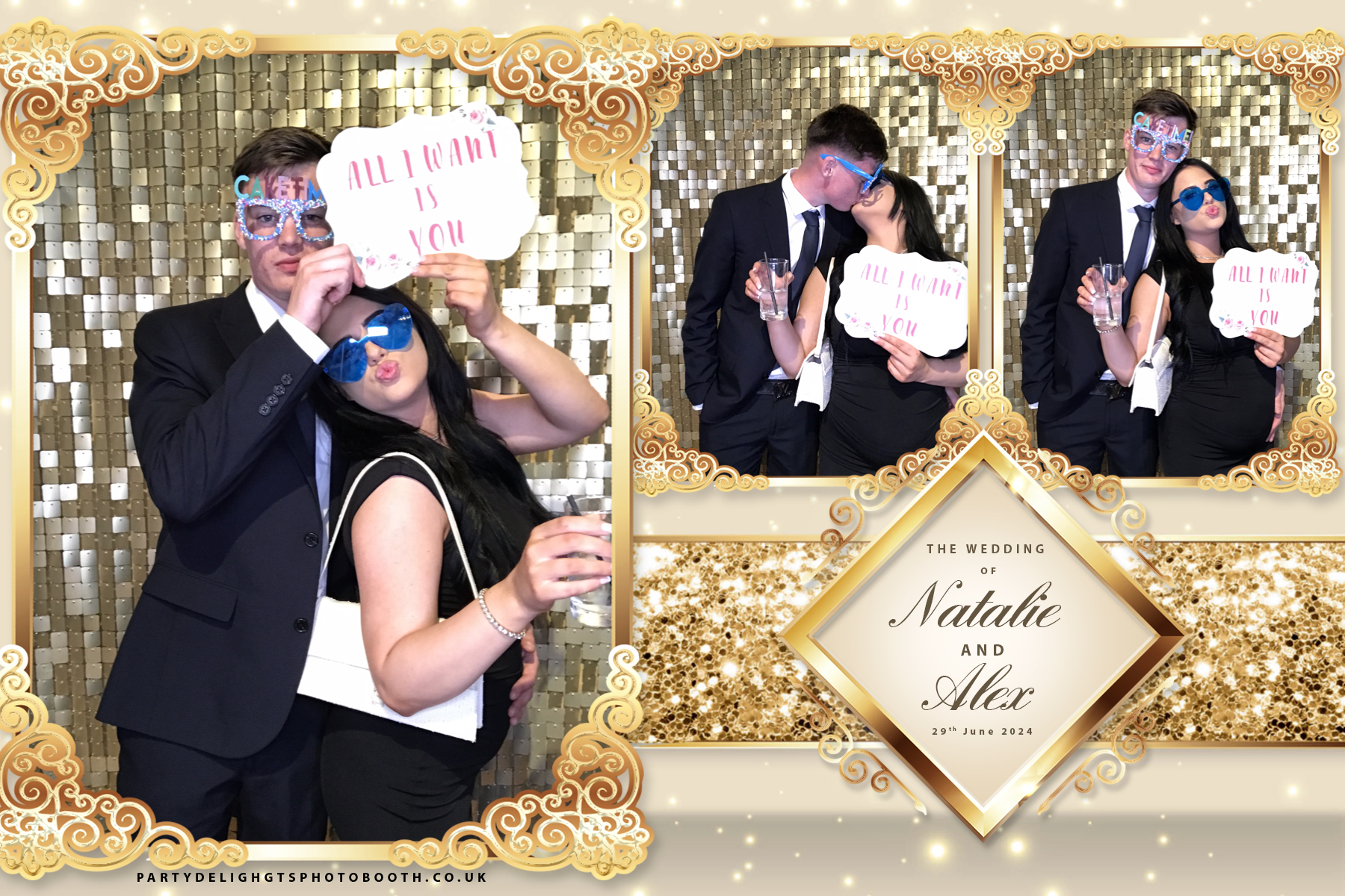 Natalie and Alex's Wedding | View more photos from the event at gallery.partydelightsphotobooth.co.uk/u/PartyDelightsPhotoBooth/Natalie-and-Alexs-Wedding