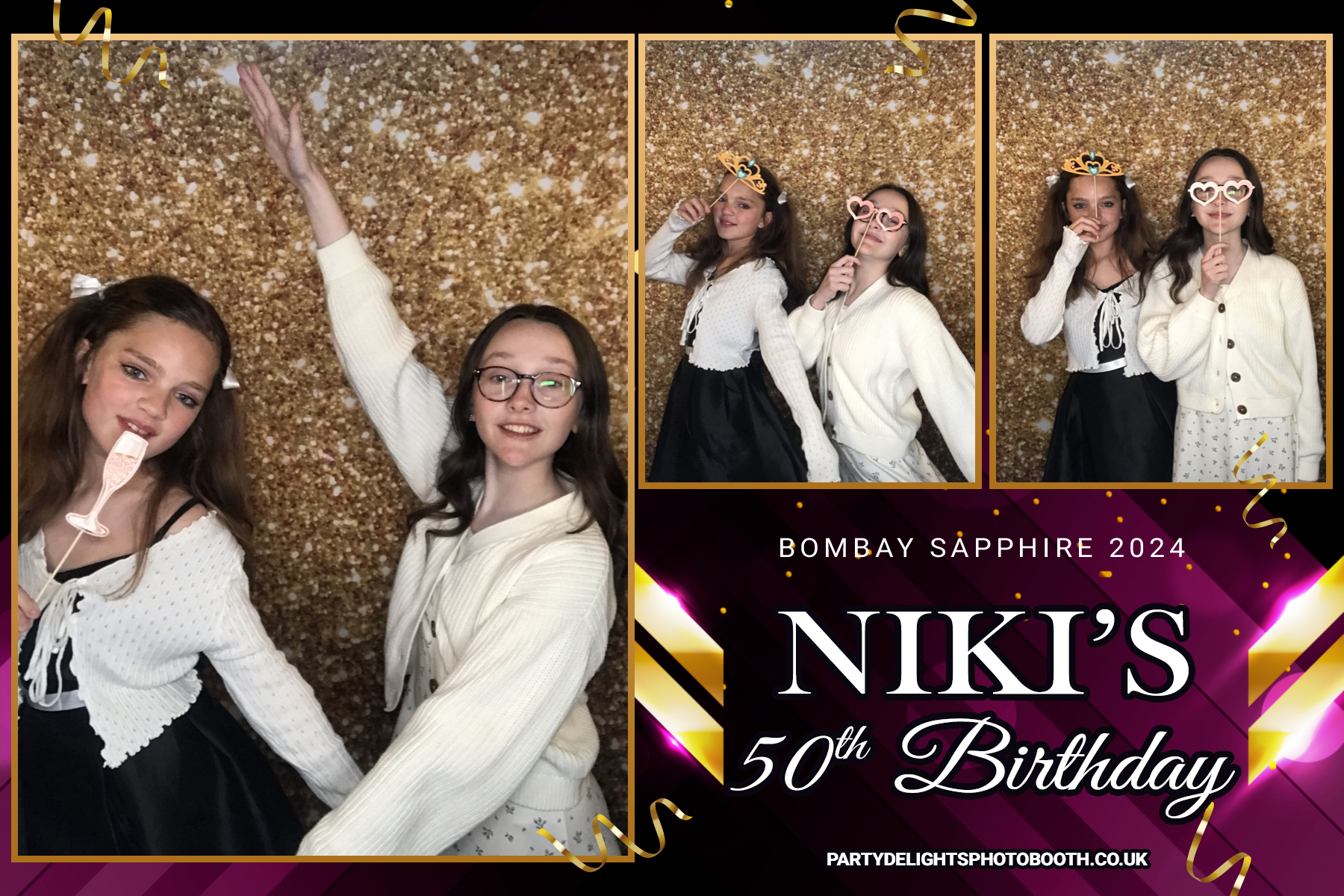 Niki's 50th Birthday | View more photos from the event at gallery.partydelightsphotobooth.co.uk/u/PartyDelightsPhotoBooth/Nikis-50th-Birthday