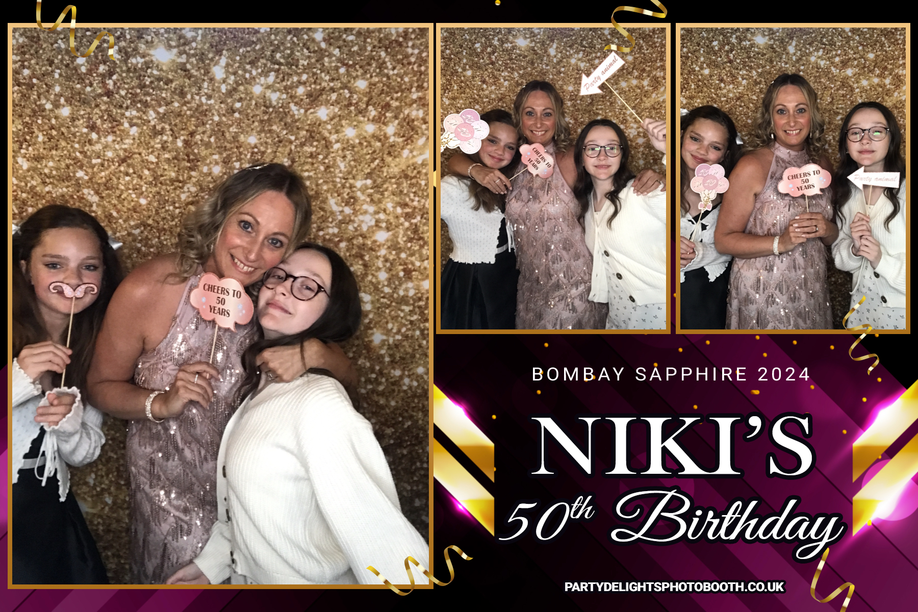 Niki's 50th Birthday | View more photos from the event at gallery.partydelightsphotobooth.co.uk/u/PartyDelightsPhotoBooth/Nikis-50th-Birthday