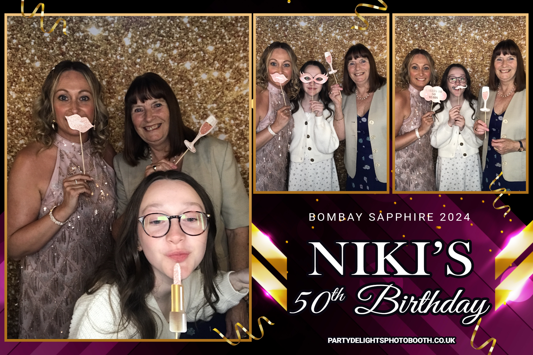 Niki's 50th Birthday | View more photos from the event at gallery.partydelightsphotobooth.co.uk/u/PartyDelightsPhotoBooth/Nikis-50th-Birthday