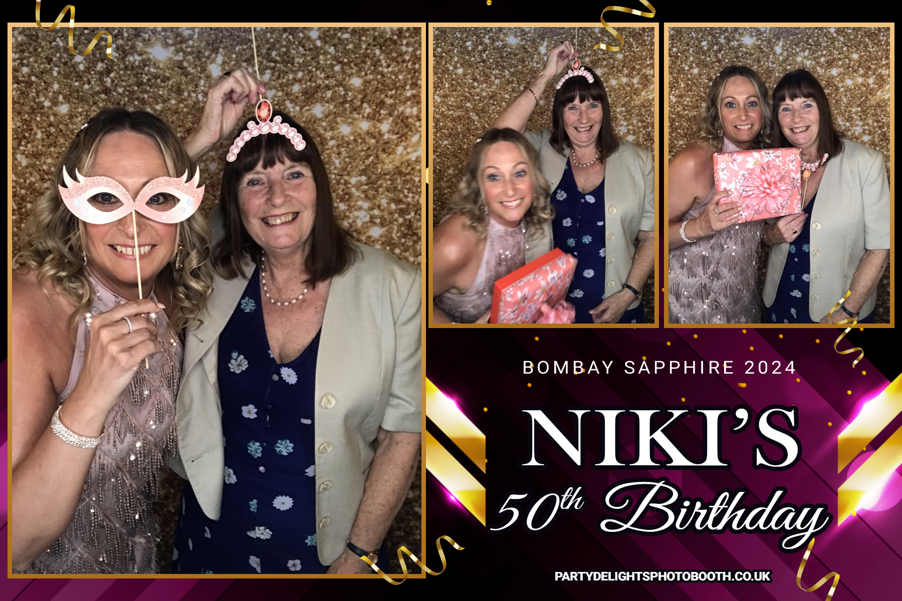 Niki's 50th Birthday | View more photos from the event at gallery.partydelightsphotobooth.co.uk/u/PartyDelightsPhotoBooth/Nikis-50th-Birthday