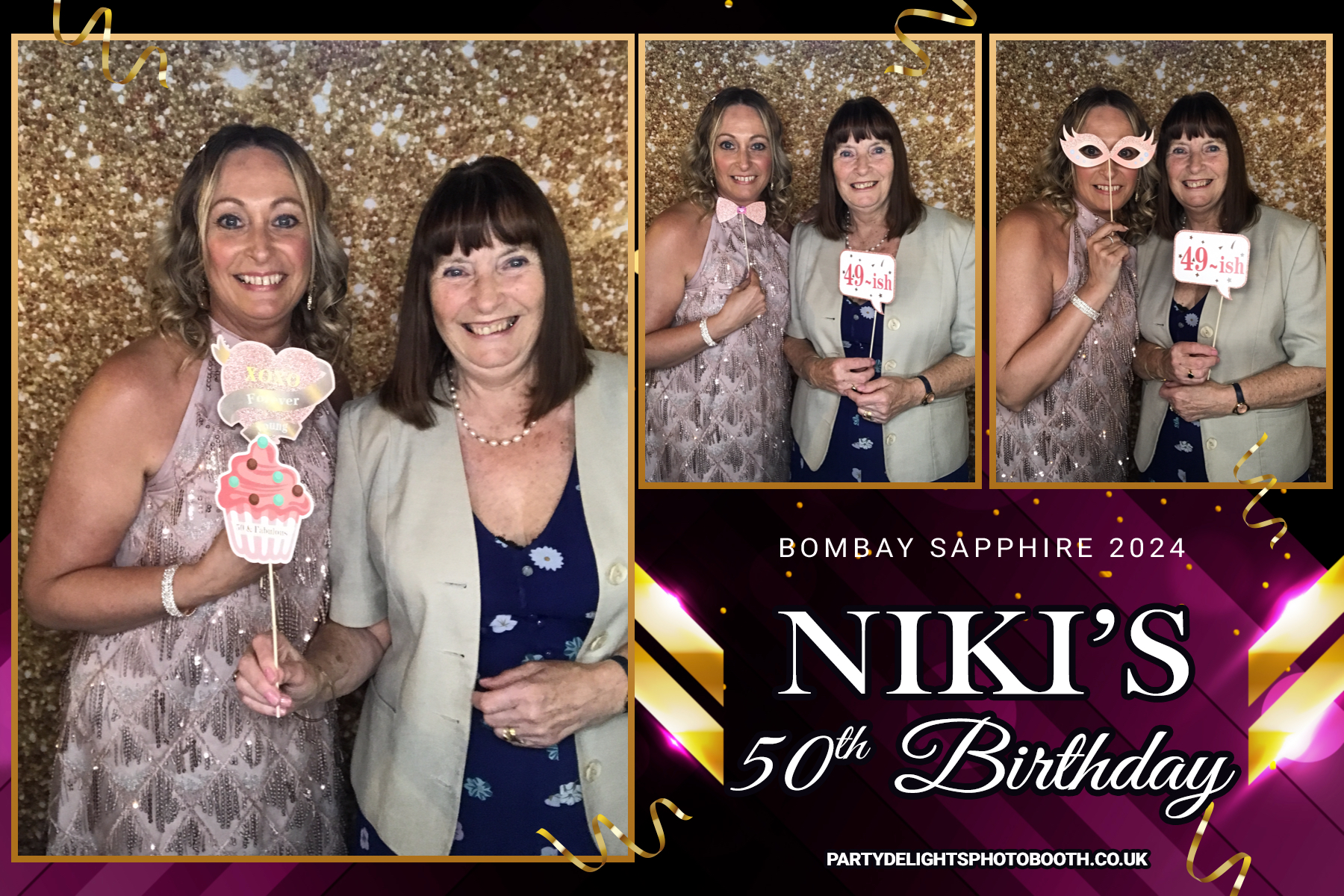 Niki's 50th Birthday | View more photos from the event at gallery.partydelightsphotobooth.co.uk/u/PartyDelightsPhotoBooth/Nikis-50th-Birthday