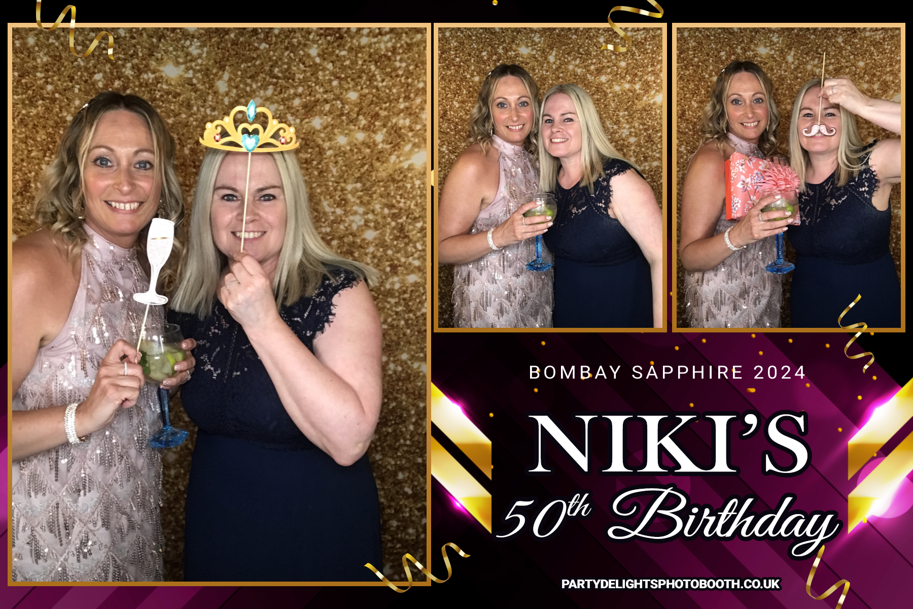 Niki's 50th Birthday | View more photos from the event at gallery.partydelightsphotobooth.co.uk/u/PartyDelightsPhotoBooth/Nikis-50th-Birthday