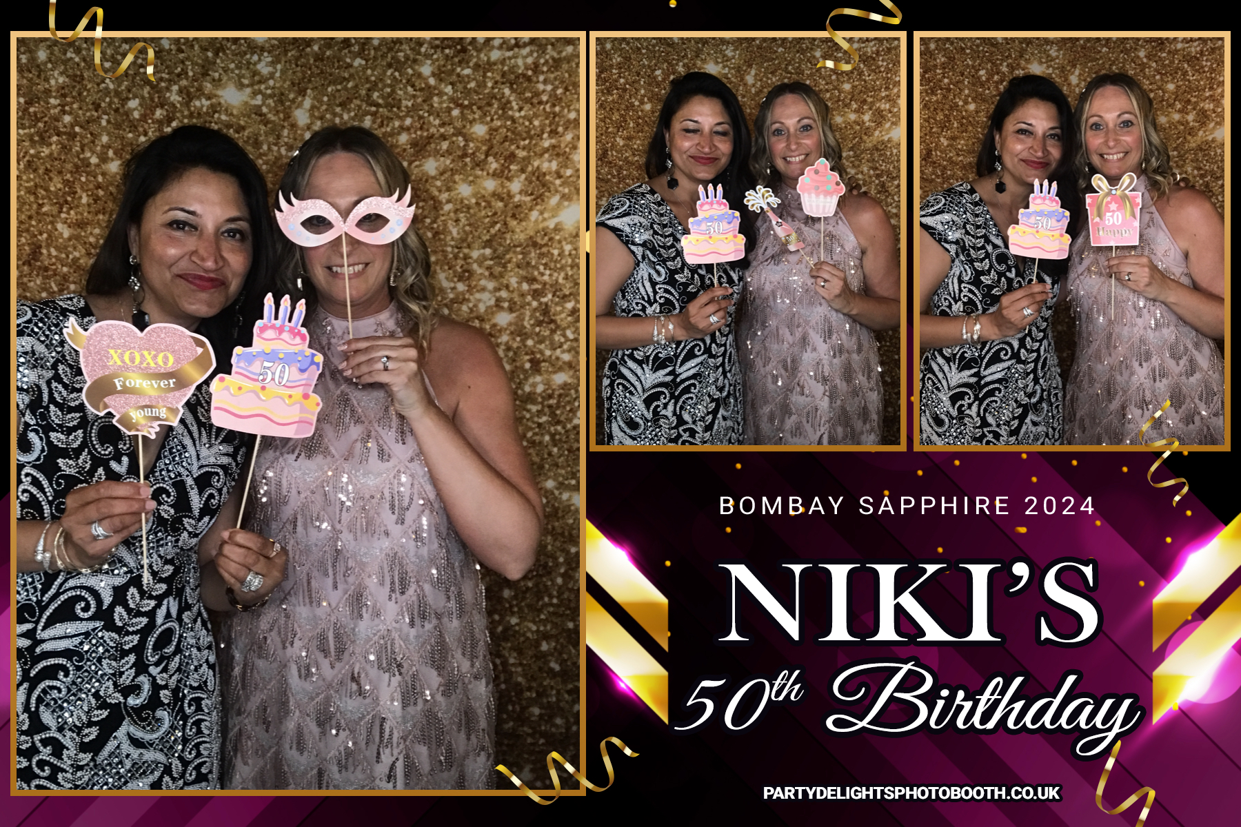 Niki's 50th Birthday | View more photos from the event at gallery.partydelightsphotobooth.co.uk/u/PartyDelightsPhotoBooth/Nikis-50th-Birthday