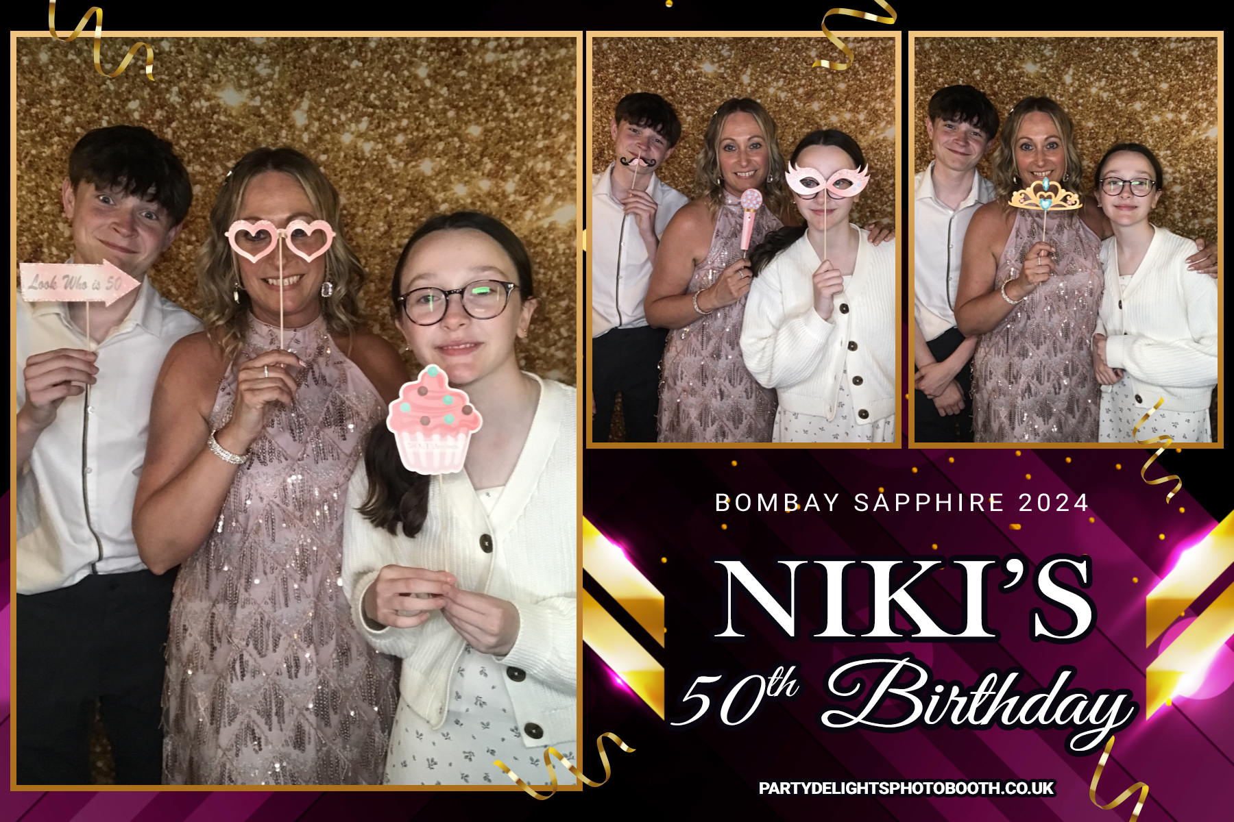 Niki's 50th Birthday | View more photos from the event at gallery.partydelightsphotobooth.co.uk/u/PartyDelightsPhotoBooth/Nikis-50th-Birthday