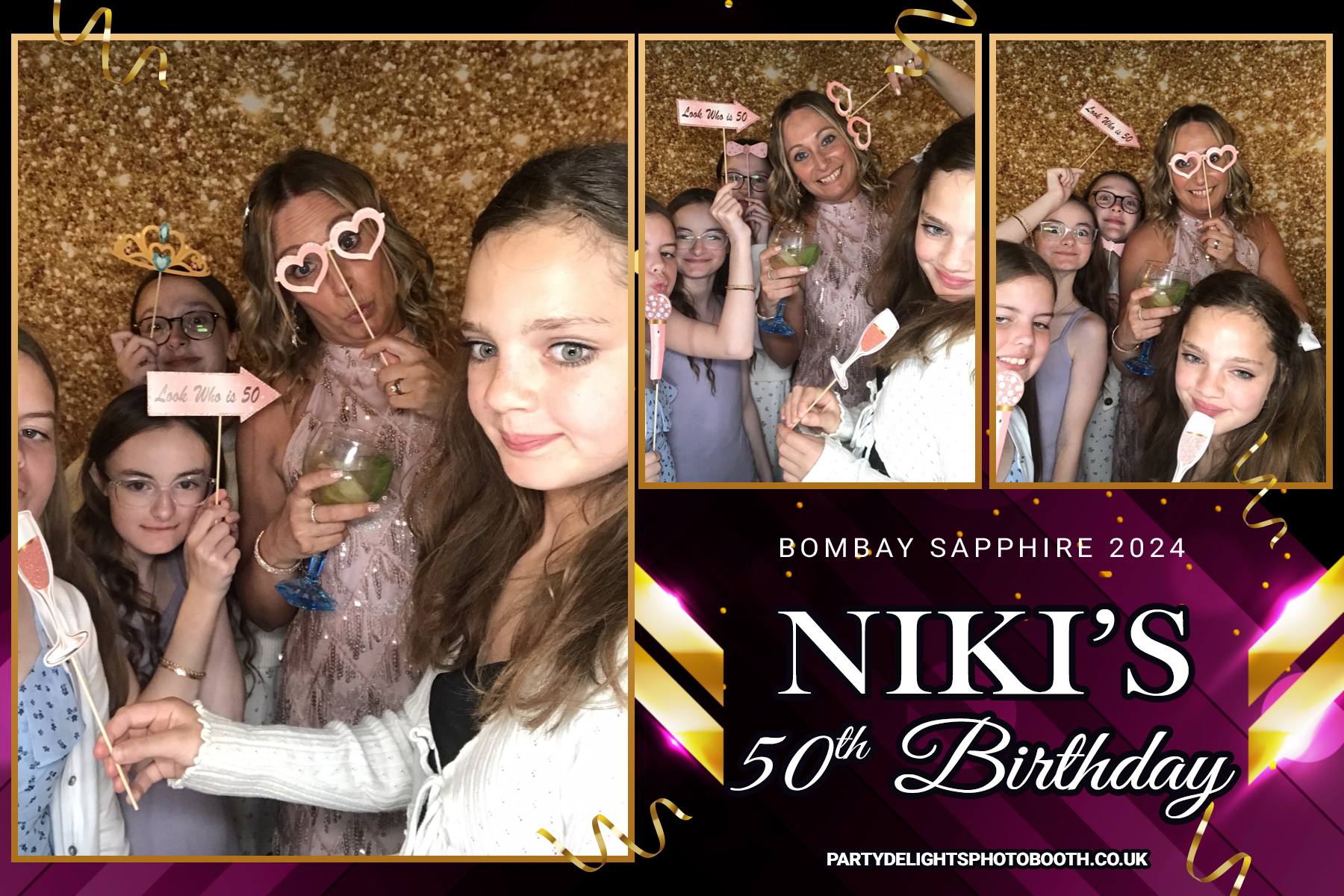 Niki's 50th Birthday | View more photos from the event at gallery.partydelightsphotobooth.co.uk/u/PartyDelightsPhotoBooth/Nikis-50th-Birthday