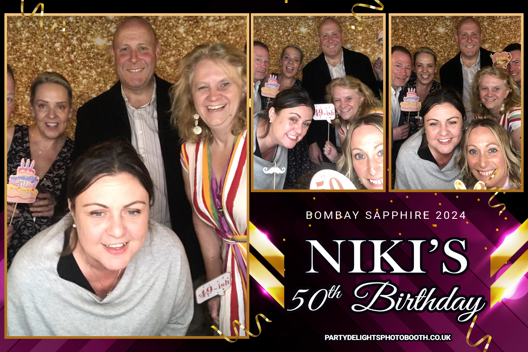 Niki's 50th Birthday | View more photos from the event at gallery.partydelightsphotobooth.co.uk/u/PartyDelightsPhotoBooth/Nikis-50th-Birthday