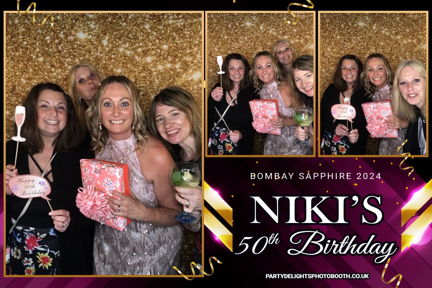 Niki's 50th Birthday | View more photos from the event at gallery.partydelightsphotobooth.co.uk/u/PartyDelightsPhotoBooth/Nikis-50th-Birthday