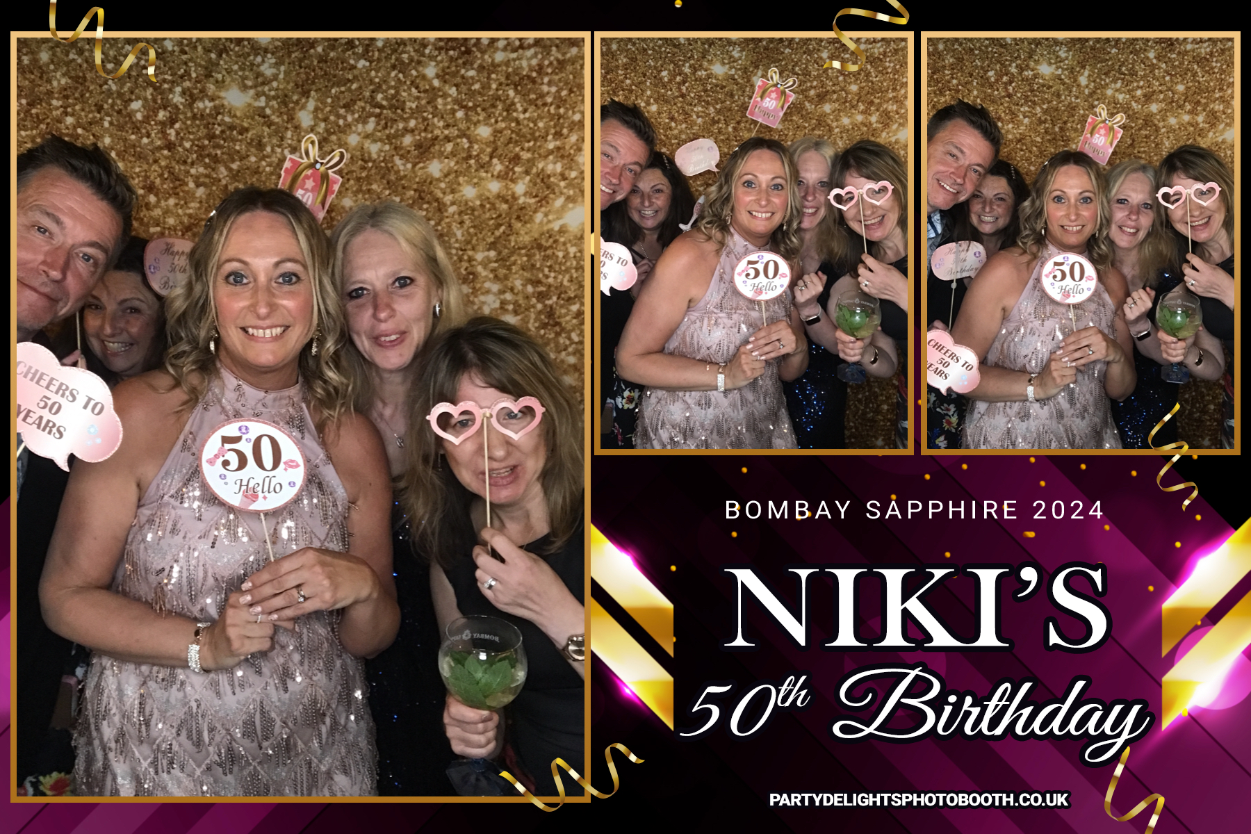 Niki's 50th Birthday | View more photos from the event at gallery.partydelightsphotobooth.co.uk/u/PartyDelightsPhotoBooth/Nikis-50th-Birthday