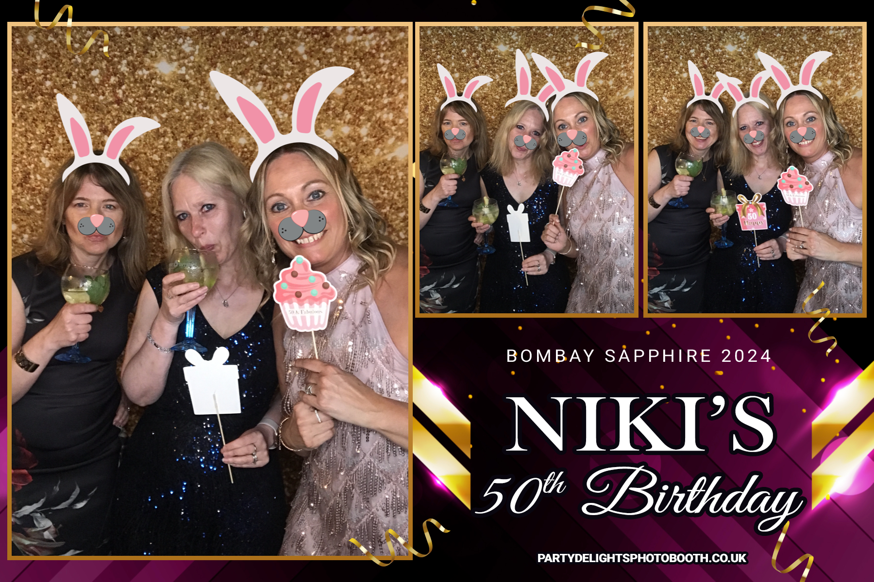 Niki's 50th Birthday | View more photos from the event at gallery.partydelightsphotobooth.co.uk/u/PartyDelightsPhotoBooth/Nikis-50th-Birthday