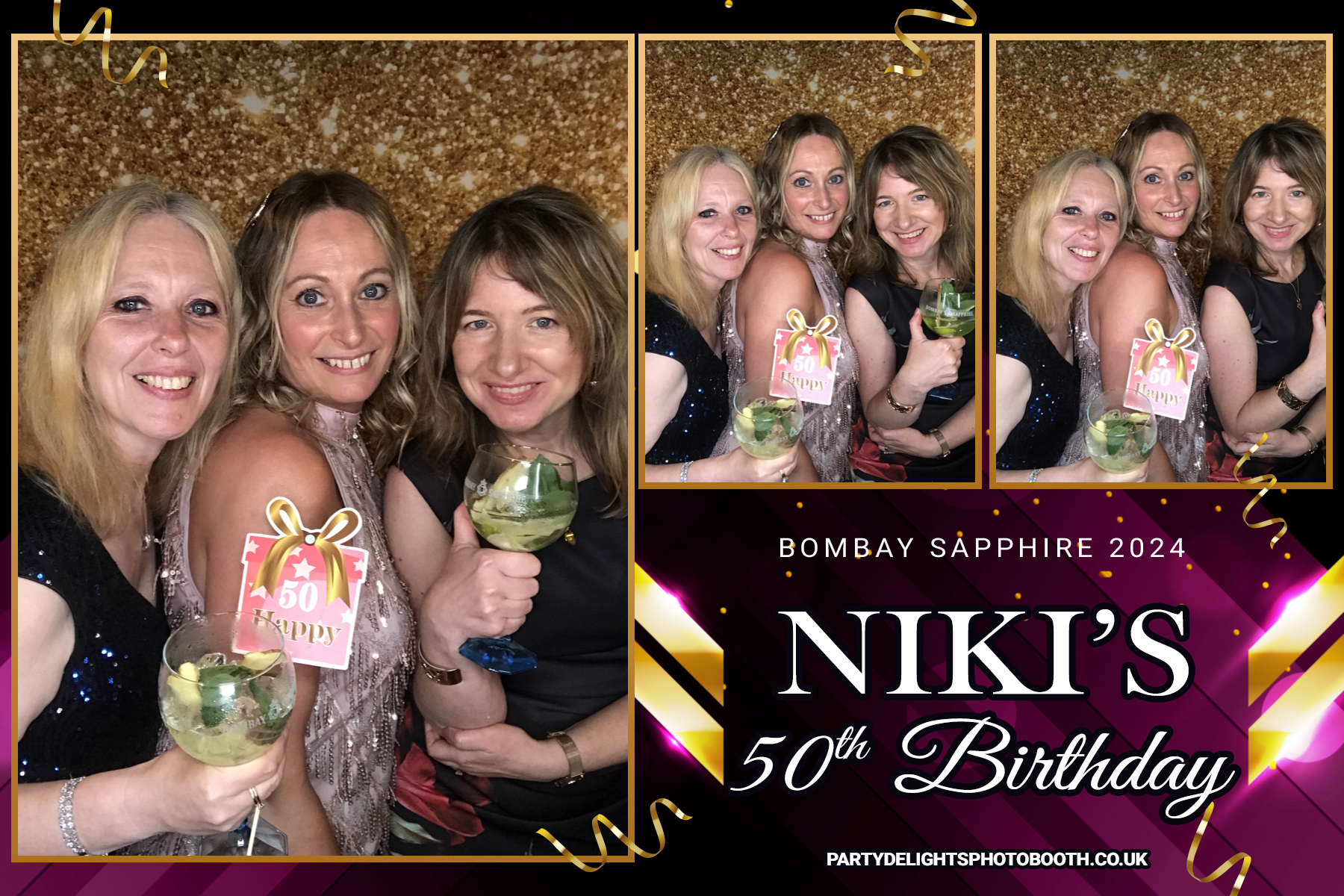 Niki's 50th Birthday | View more photos from the event at gallery.partydelightsphotobooth.co.uk/u/PartyDelightsPhotoBooth/Nikis-50th-Birthday