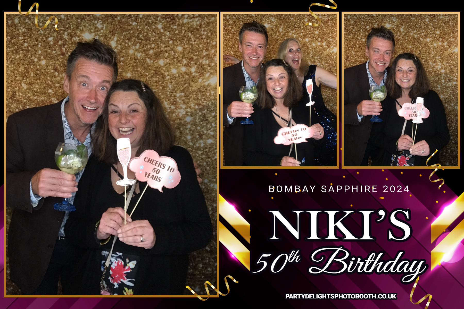 Niki's 50th Birthday | View more photos from the event at gallery.partydelightsphotobooth.co.uk/u/PartyDelightsPhotoBooth/Nikis-50th-Birthday