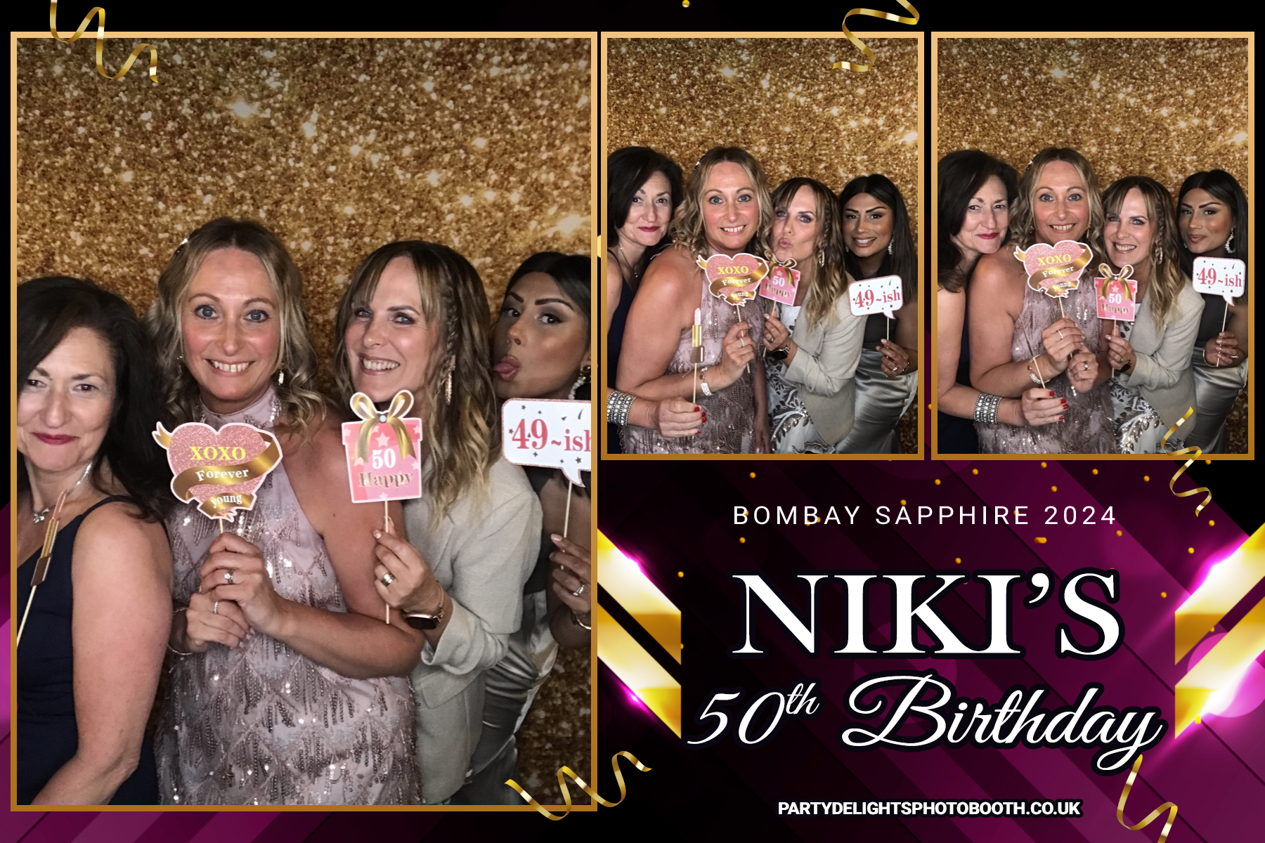 Niki's 50th Birthday | View more photos from the event at gallery.partydelightsphotobooth.co.uk/u/PartyDelightsPhotoBooth/Nikis-50th-Birthday