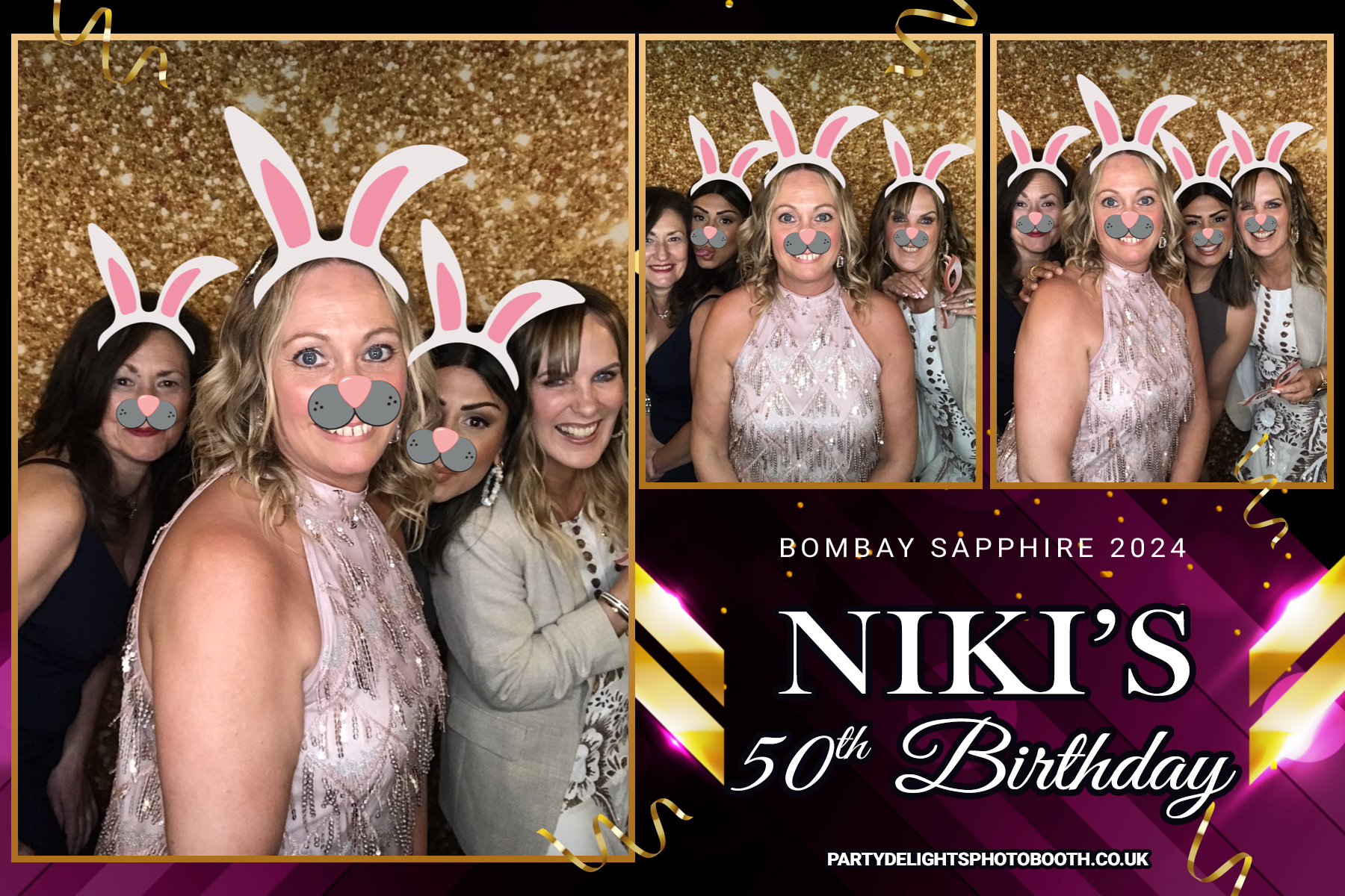 Niki's 50th Birthday | View more photos from the event at gallery.partydelightsphotobooth.co.uk/u/PartyDelightsPhotoBooth/Nikis-50th-Birthday