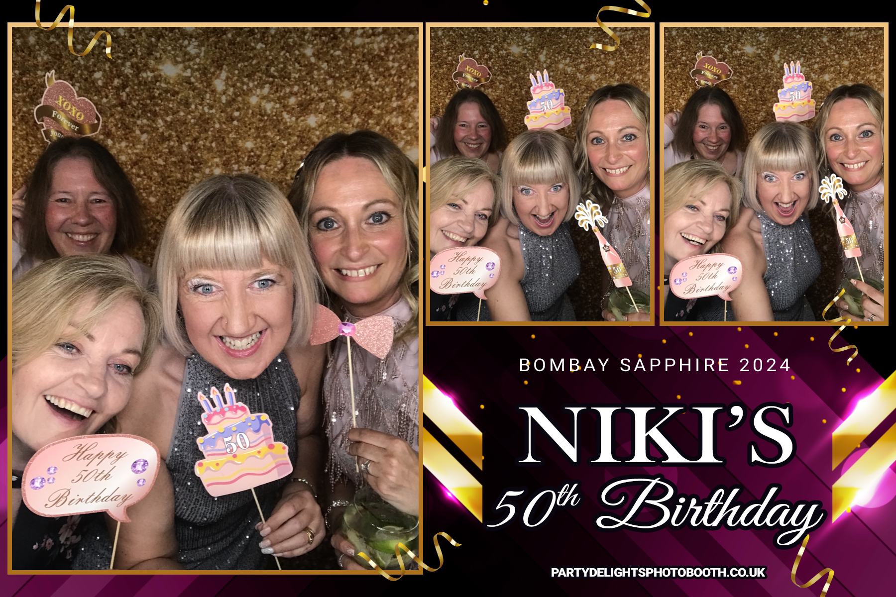 Niki's 50th Birthday | View more photos from the event at gallery.partydelightsphotobooth.co.uk/u/PartyDelightsPhotoBooth/Nikis-50th-Birthday