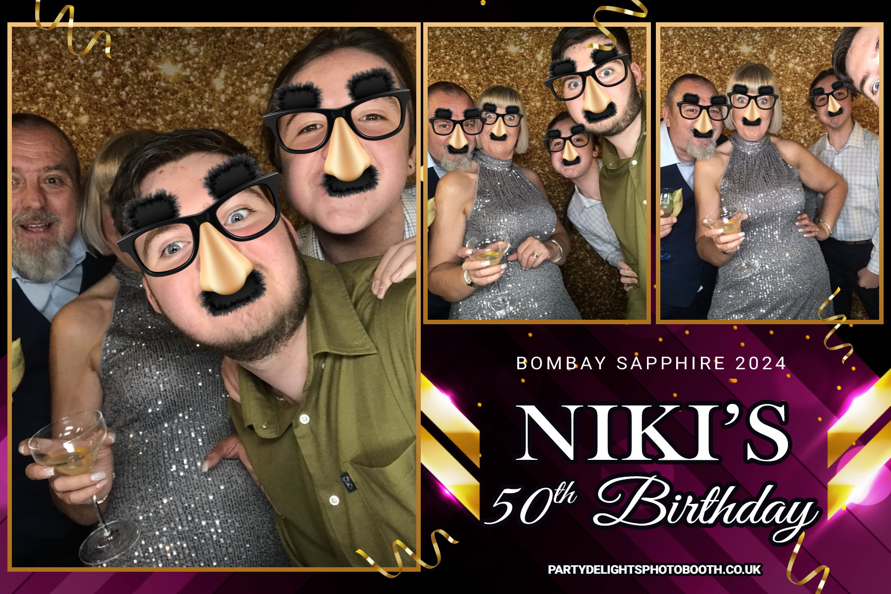 Niki's 50th Birthday | View more photos from the event at gallery.partydelightsphotobooth.co.uk/u/PartyDelightsPhotoBooth/Nikis-50th-Birthday