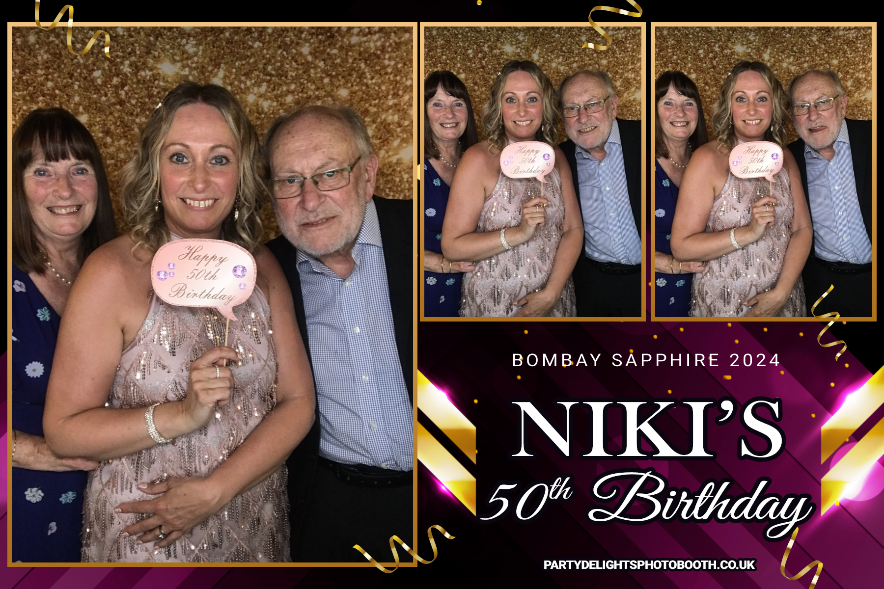 Niki's 50th Birthday | View more photos from the event at gallery.partydelightsphotobooth.co.uk/u/PartyDelightsPhotoBooth/Nikis-50th-Birthday