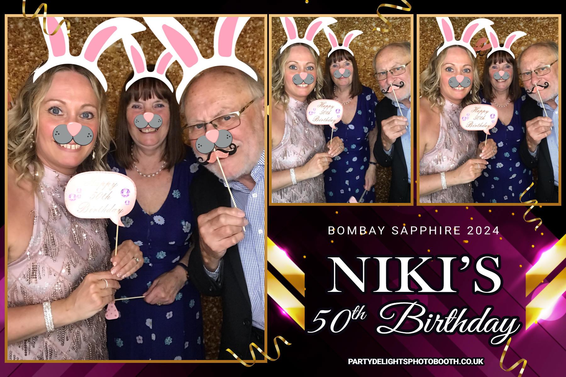 Niki's 50th Birthday | View more photos from the event at gallery.partydelightsphotobooth.co.uk/u/PartyDelightsPhotoBooth/Nikis-50th-Birthday