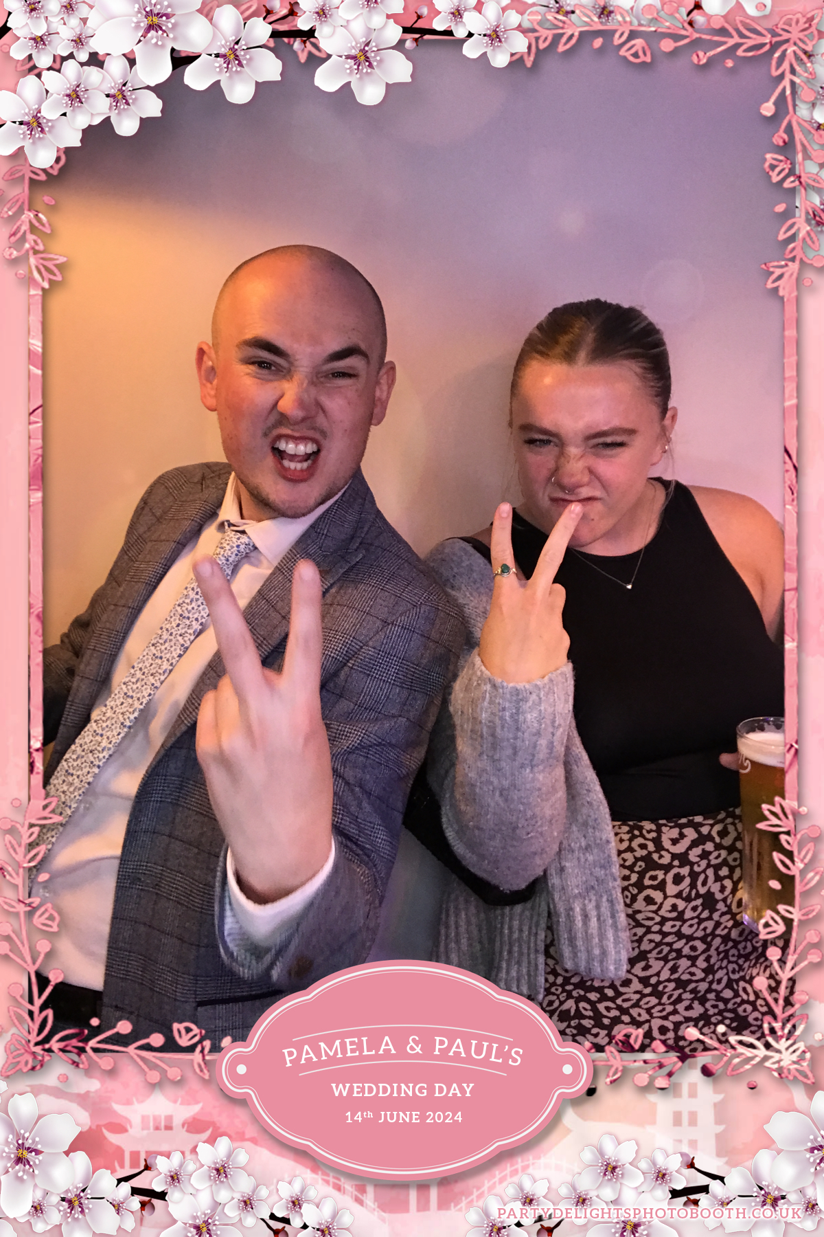Pamela & Paul's Wedding | View more photos from the event at gallery.partydelightsphotobooth.co.uk/u/PartyDelightsPhotoBooth/Pamela-Pauls-Wedding