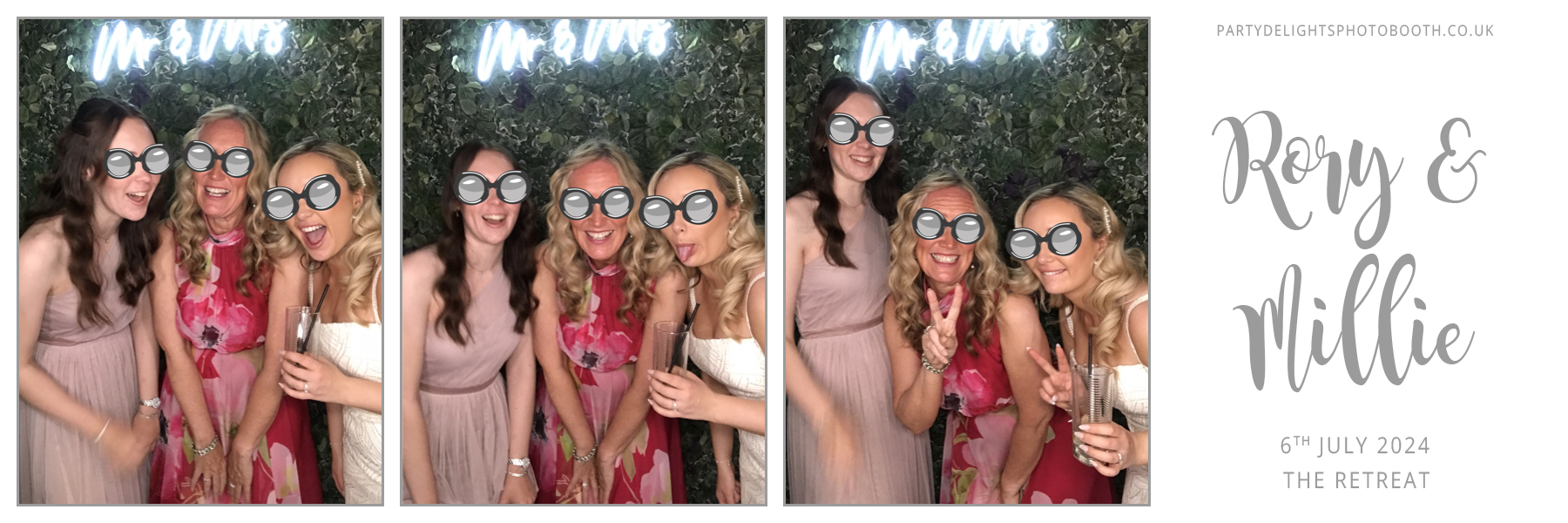 Rory & Millie's Wedding | View more photos from the event at gallery.partydelightsphotobooth.co.uk/u/PartyDelightsPhotoBooth/Rory-Millies-Wedding