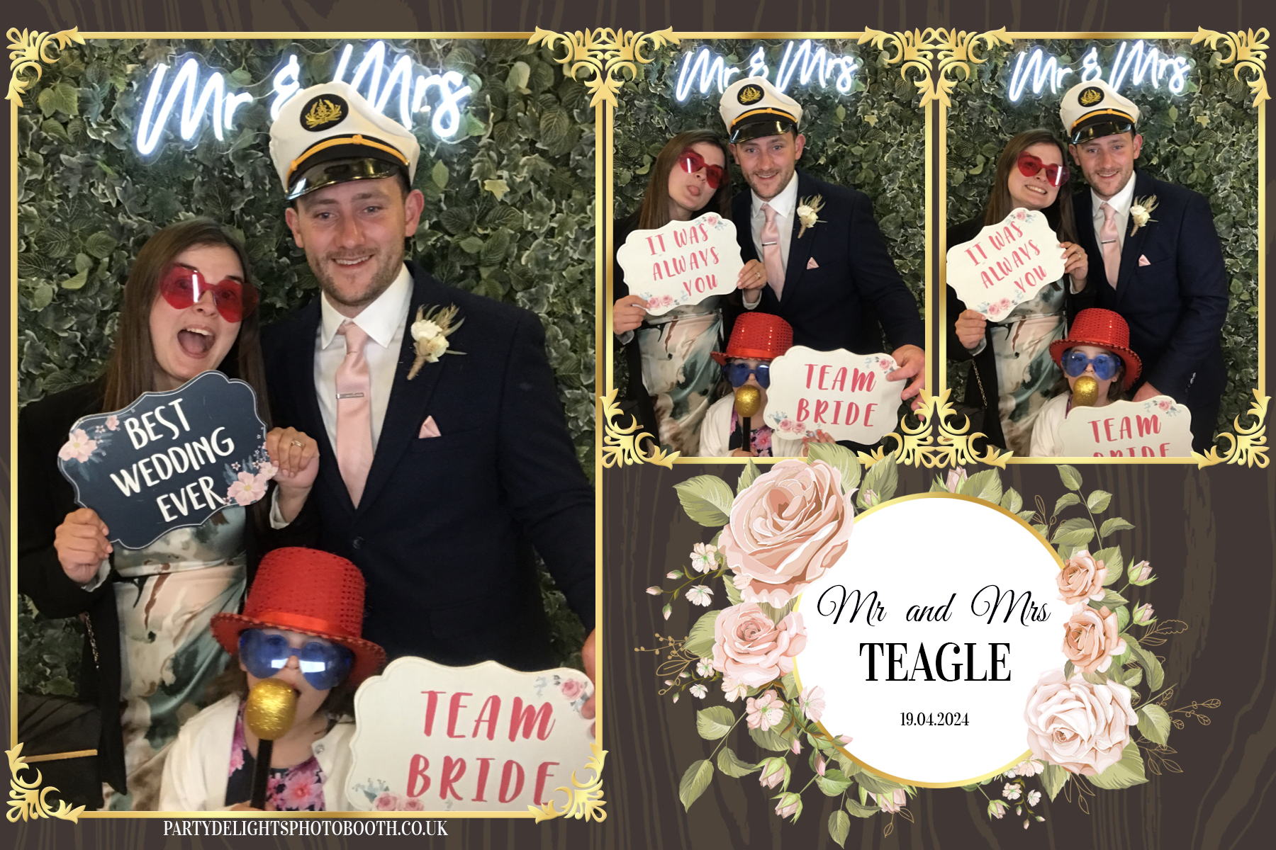 Rosie and Rob's Wedding | View more photos from the event at gallery.partydelightsphotobooth.co.uk/u/PartyDelightsPhotoBooth/Rosie-and-Robs-Wedding