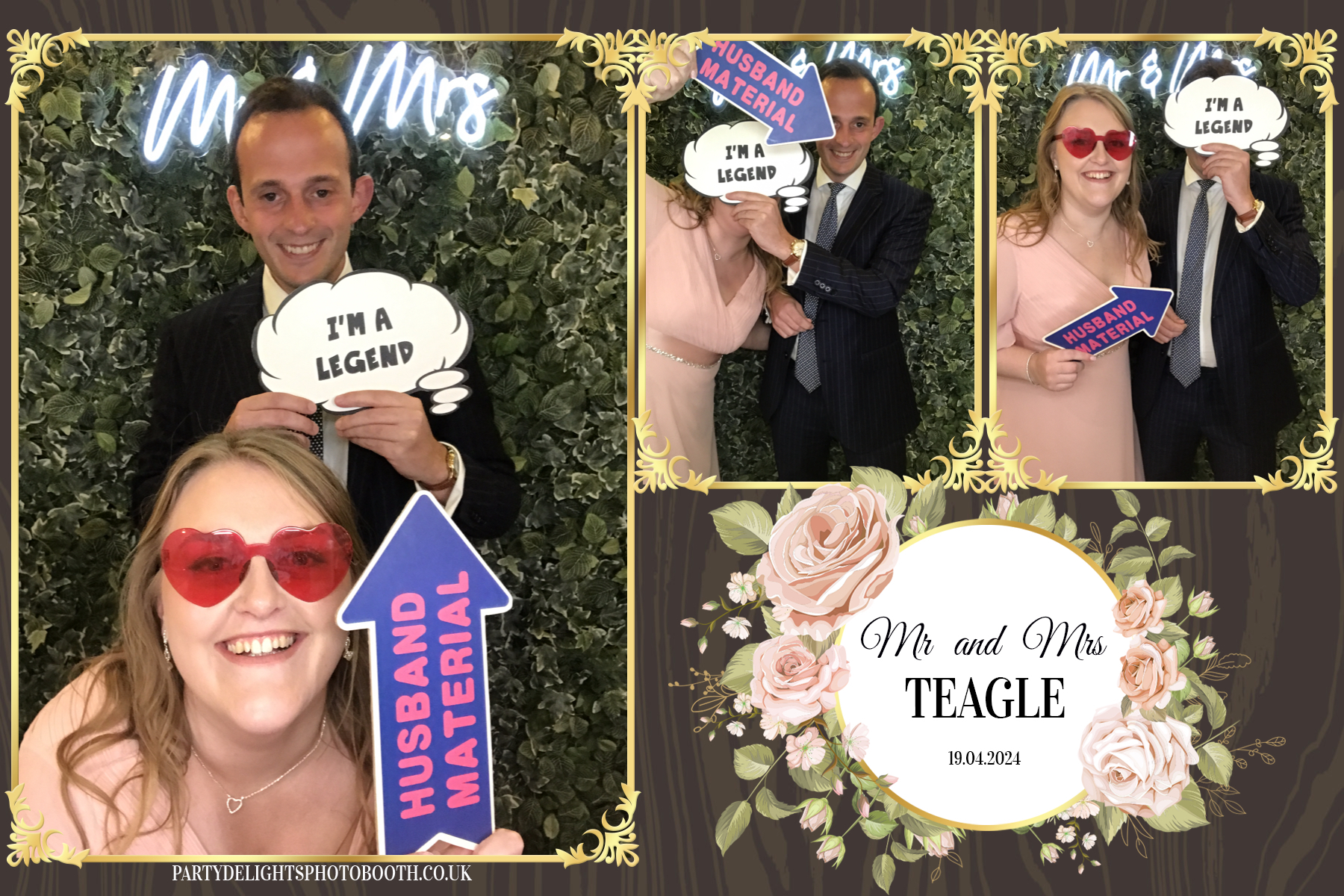Rosie and Rob's Wedding | View more photos from the event at gallery.partydelightsphotobooth.co.uk/u/PartyDelightsPhotoBooth/Rosie-and-Robs-Wedding