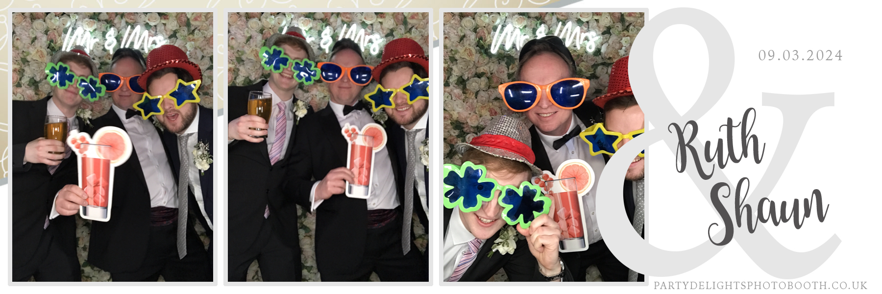 Ruth and Shaun's Wedding | View more photos from the event at gallery.partydelightsphotobooth.co.uk/u/PartyDelightsPhotoBooth/Ruth-and-Shauns-Wedding