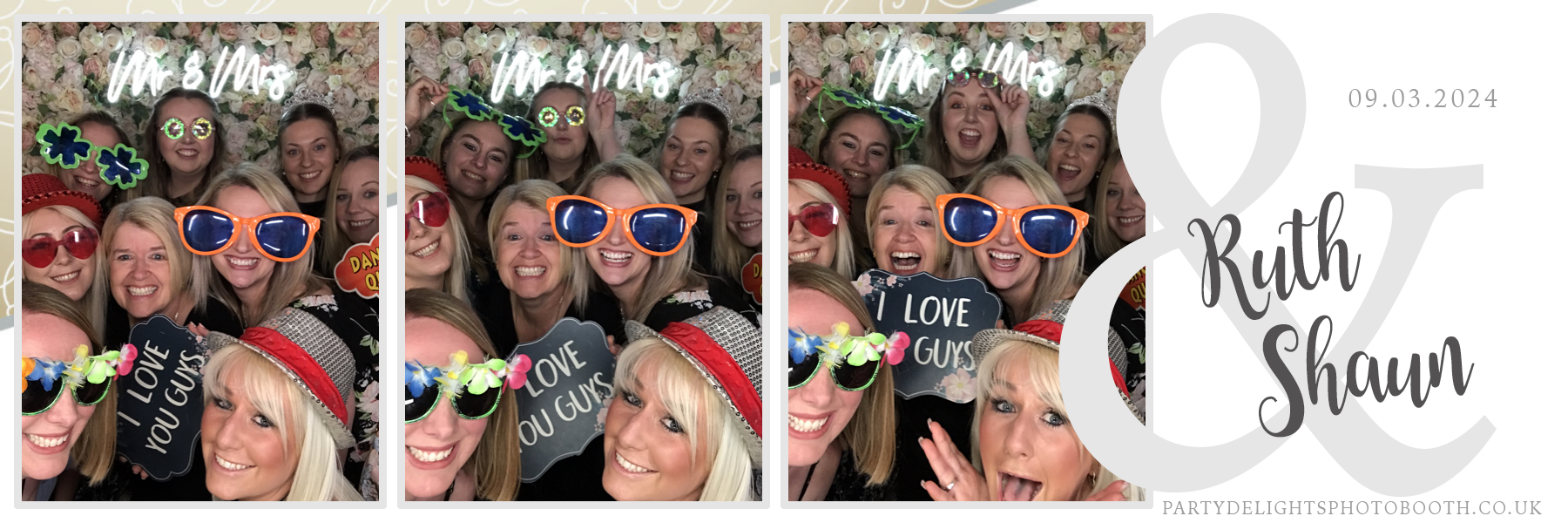 Ruth and Shaun's Wedding | View more photos from the event at gallery.partydelightsphotobooth.co.uk/u/PartyDelightsPhotoBooth/Ruth-and-Shauns-Wedding