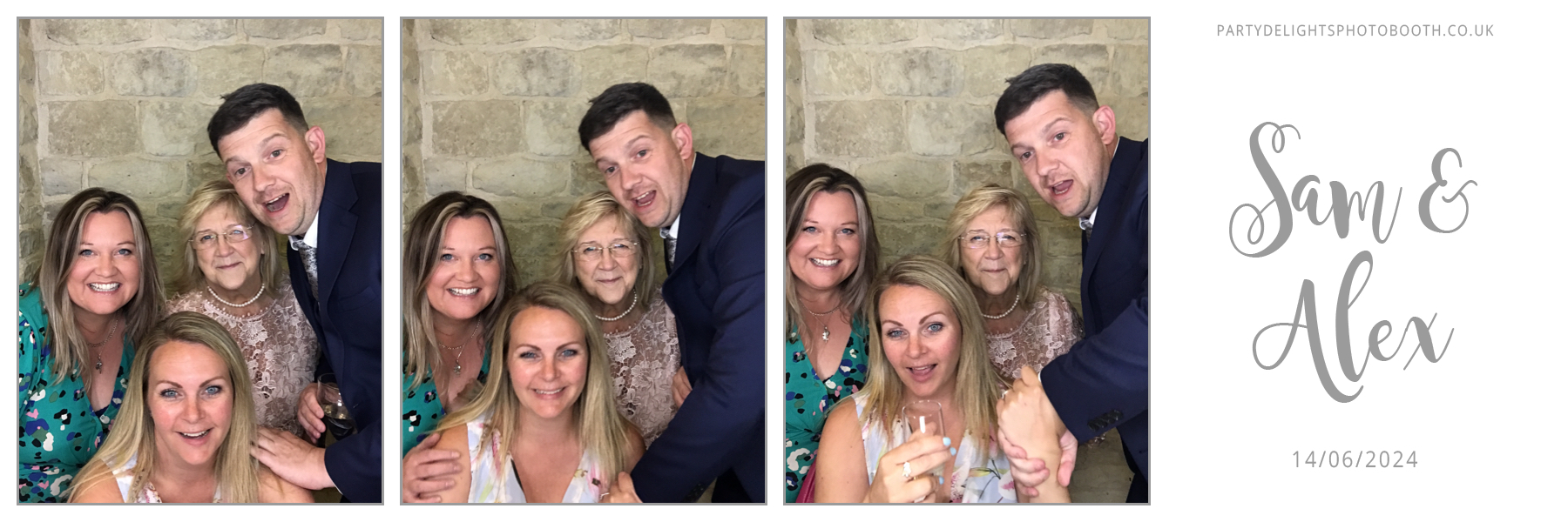 Sam and Alex's Wedding | View more photos from the event at gallery.partydelightsphotobooth.co.uk/u/PartyDelightsPhotoBooth/Sam-and-Alexs-Wedding