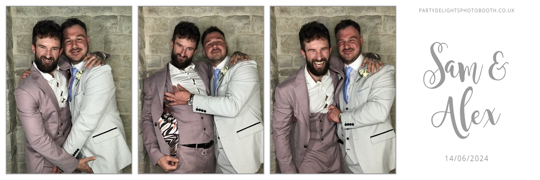 Sam and Alex's Wedding | View more photos from the event at gallery.partydelightsphotobooth.co.uk/u/PartyDelightsPhotoBooth/Sam-and-Alexs-Wedding