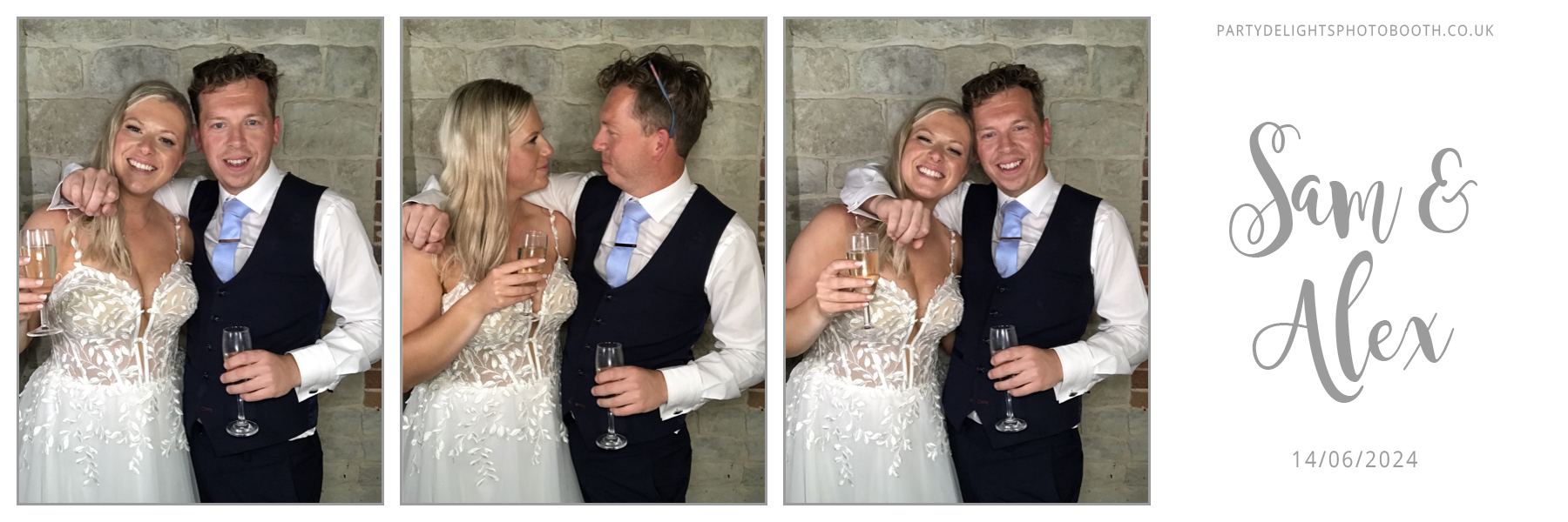 Sam and Alex's Wedding | View more photos from the event at gallery.partydelightsphotobooth.co.uk/u/PartyDelightsPhotoBooth/Sam-and-Alexs-Wedding