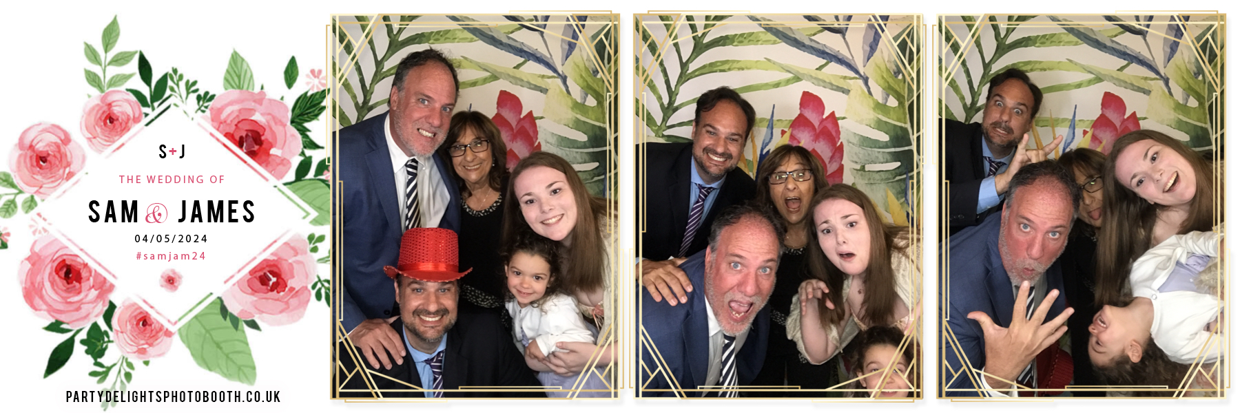 Sam and James’ wedding | View more photos from the event at gallery.partydelightsphotobooth.co.uk/u/PartyDelightsPhotoBooth/Sam-and-James’-wedding