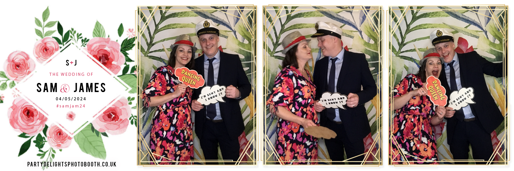 Sam and James’ wedding | View more photos from the event at gallery.partydelightsphotobooth.co.uk/u/PartyDelightsPhotoBooth/Sam-and-James’-wedding