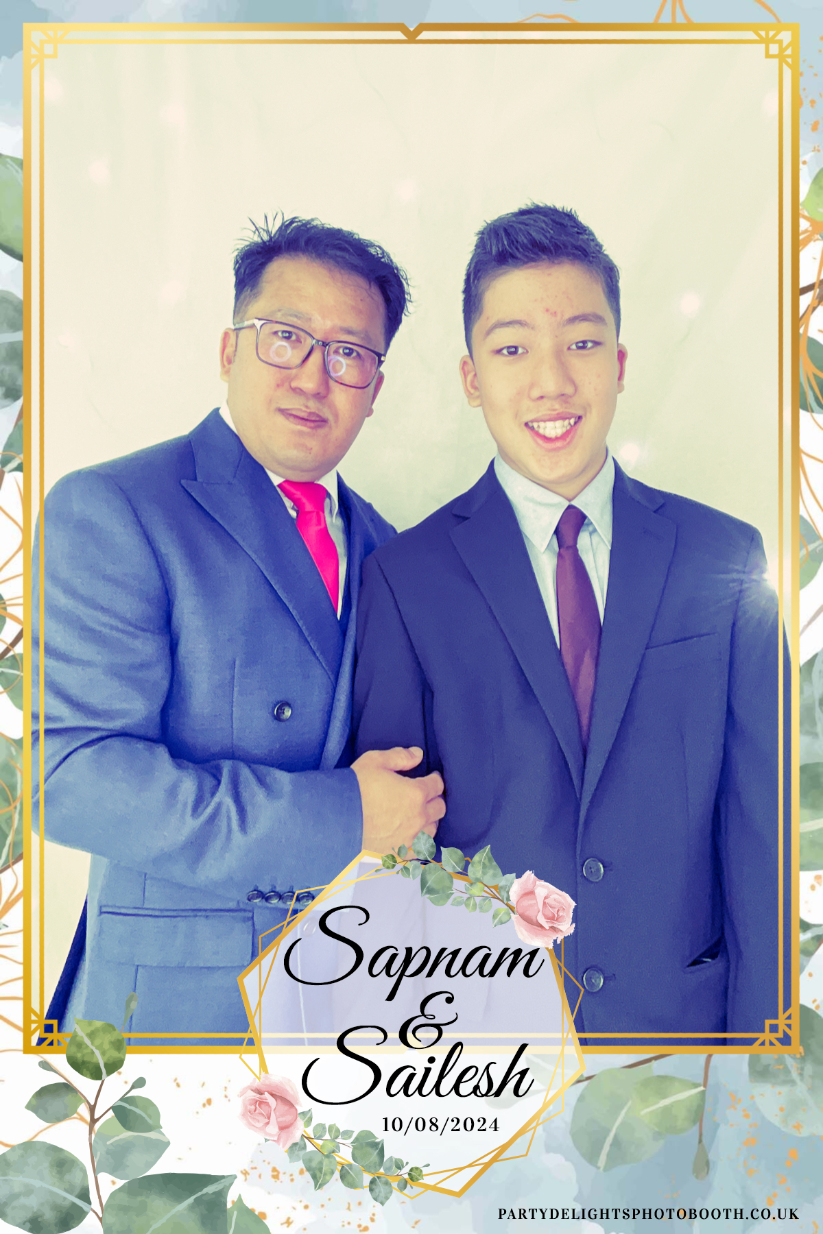 Sapnam & Sailesh Wedding | View more photos from the event at gallery.partydelightsphotobooth.co.uk/u/PartyDelightsPhotoBooth/Sapnam-Sailesh-Wedding