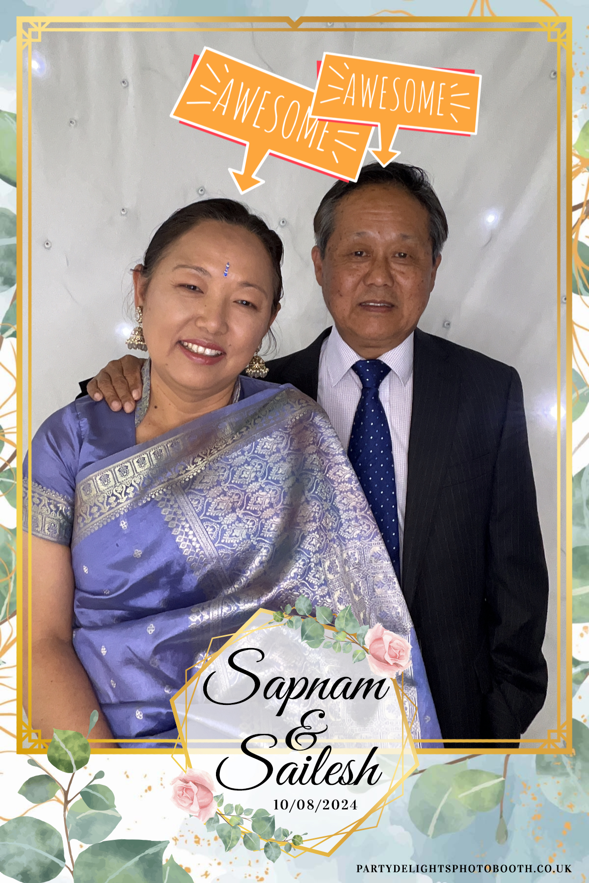 Sapnam & Sailesh Wedding | View more photos from the event at gallery.partydelightsphotobooth.co.uk/u/PartyDelightsPhotoBooth/Sapnam-Sailesh-Wedding