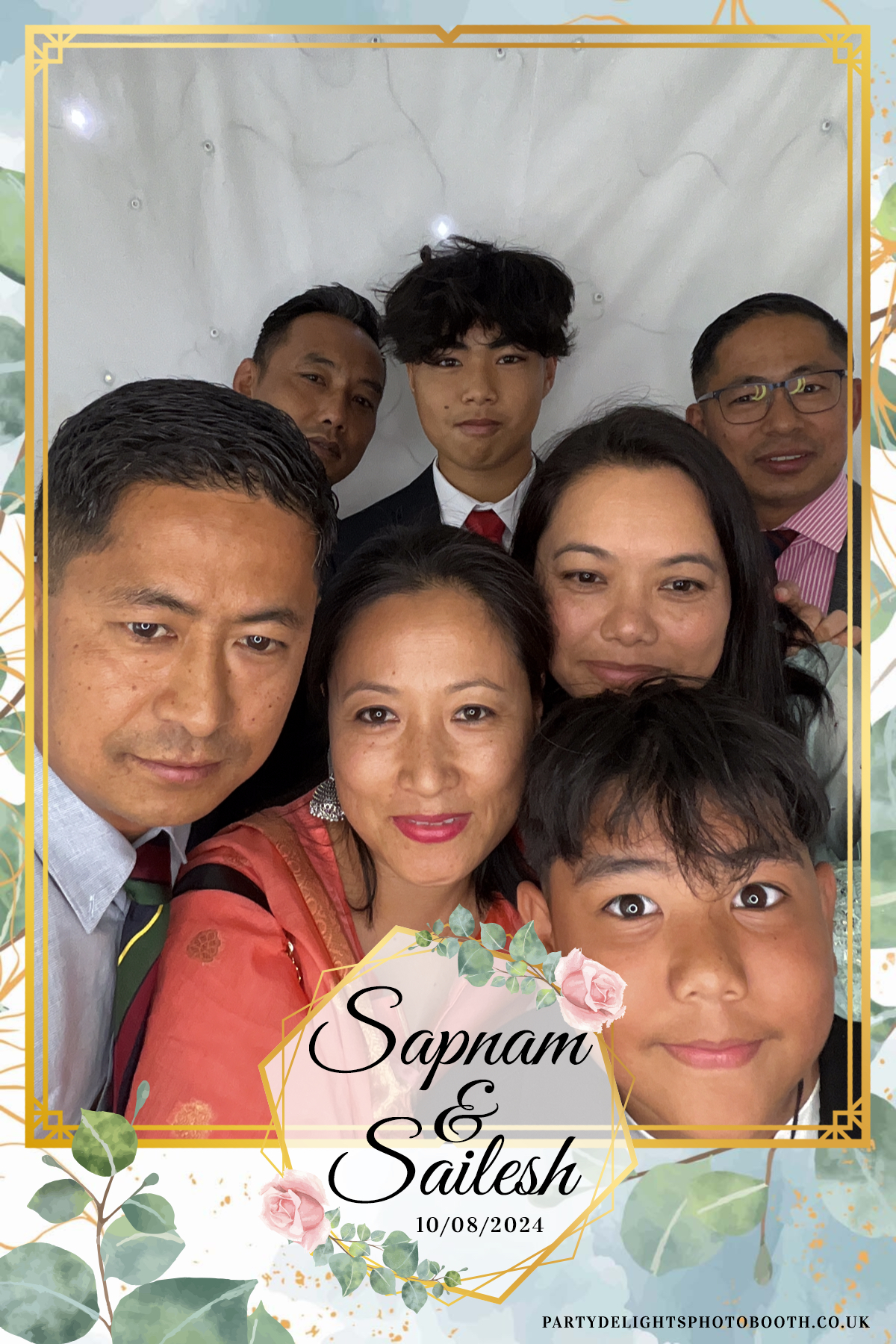 Sapnam & Sailesh Wedding | View more photos from the event at gallery.partydelightsphotobooth.co.uk/u/PartyDelightsPhotoBooth/Sapnam-Sailesh-Wedding