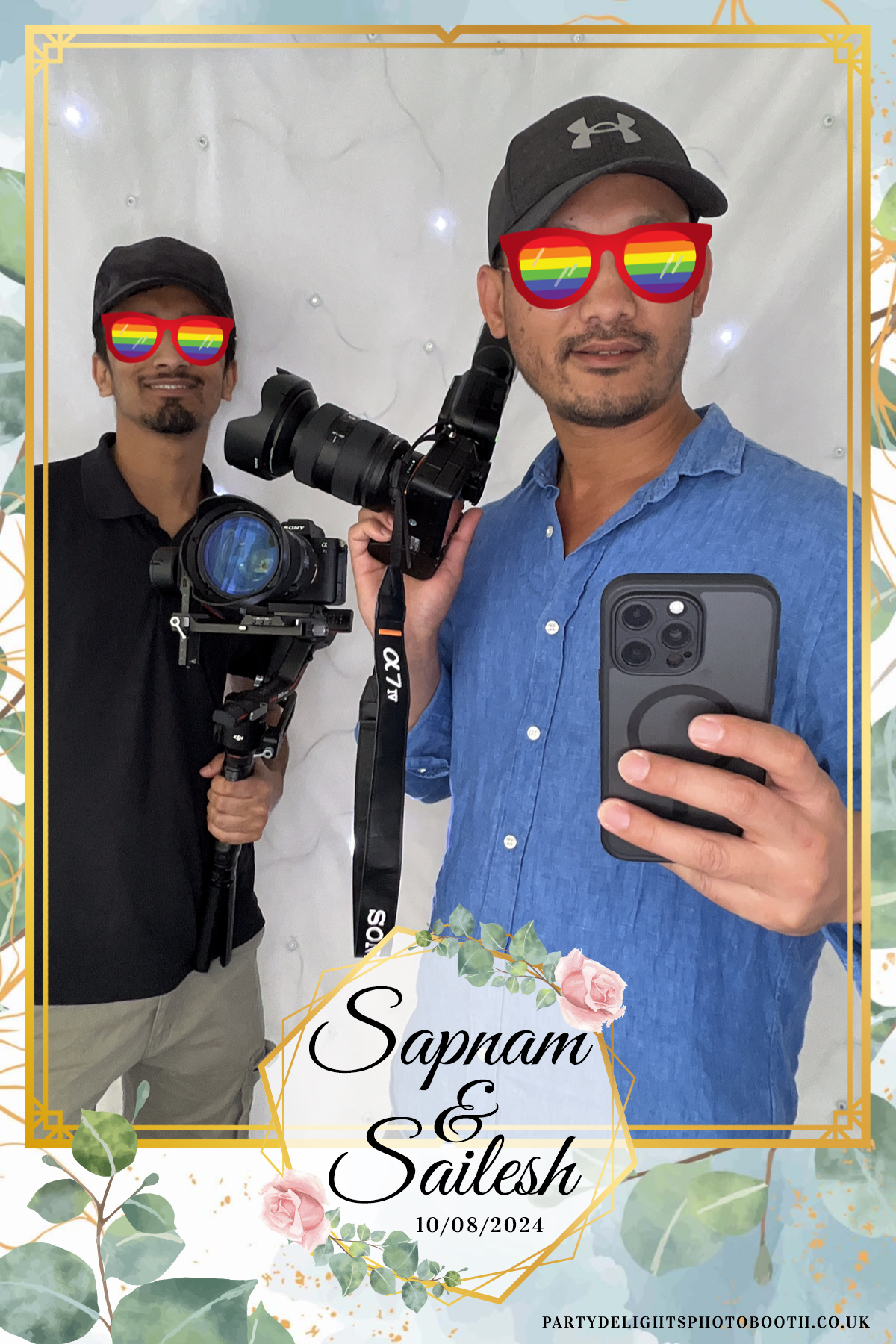 Sapnam & Sailesh Wedding | View more photos from the event at gallery.partydelightsphotobooth.co.uk/u/PartyDelightsPhotoBooth/Sapnam-Sailesh-Wedding