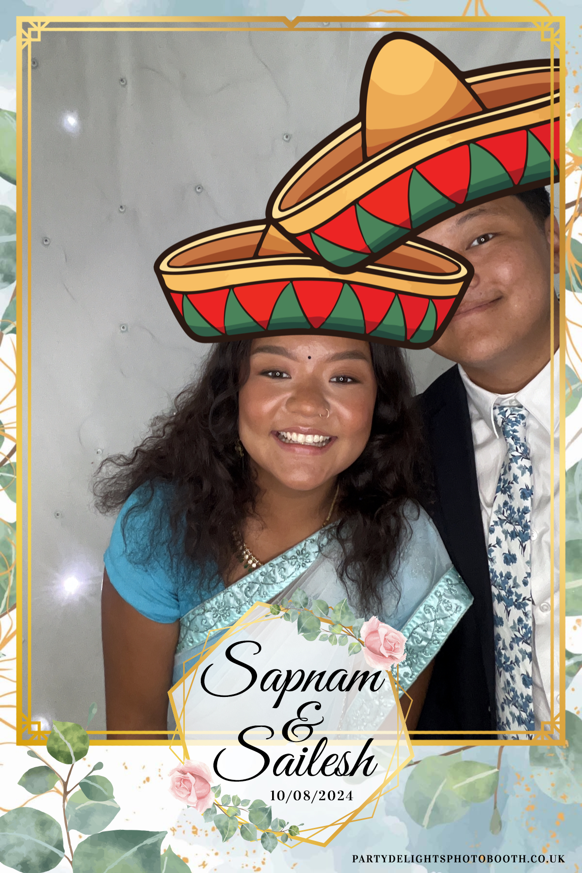 Sapnam & Sailesh Wedding | View more photos from the event at gallery.partydelightsphotobooth.co.uk/u/PartyDelightsPhotoBooth/Sapnam-Sailesh-Wedding